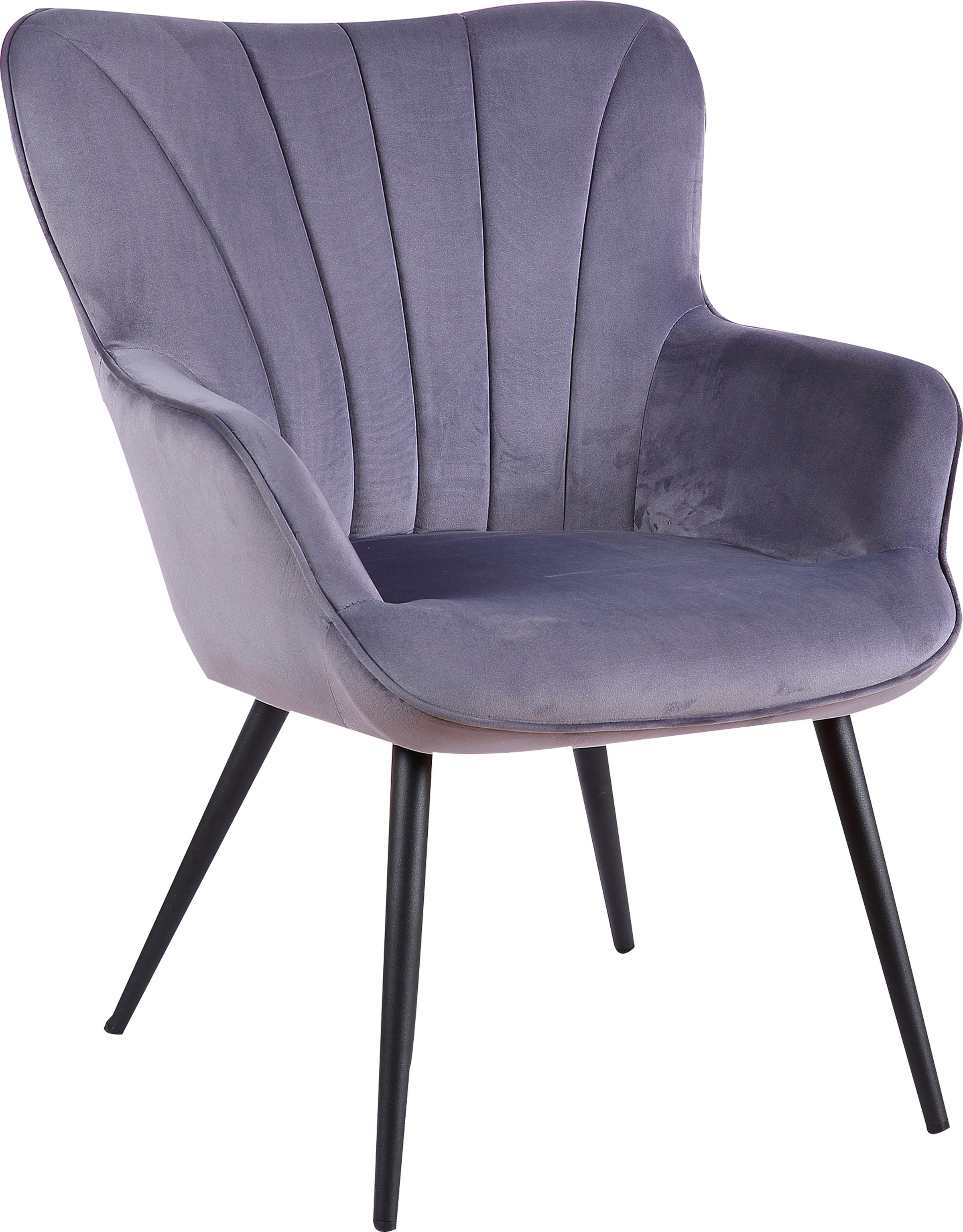 Image of byLIVING Sessel »Lena«, (1 St.), mit Ziernaht im Rücken, Bezug Samt oder Webstoff bei Ackermann Versand Schweiz