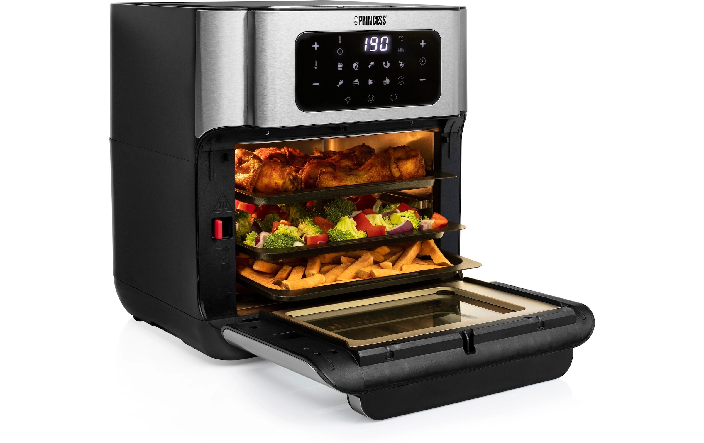PRINCESS Heissluftfritteuse »mit Frittierfunktion 10 l«, 1500 W
