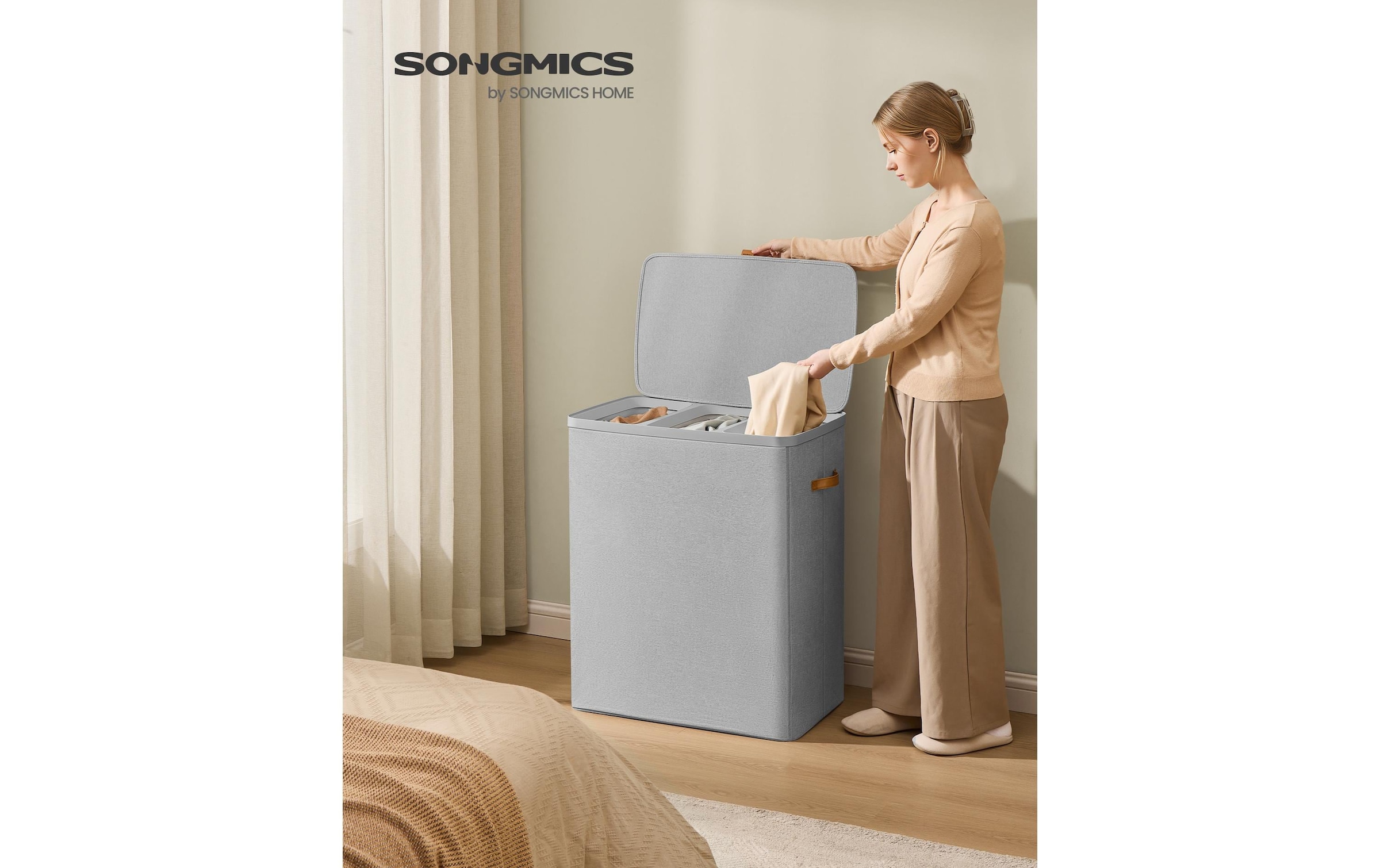 SONGMICS Wäschekorb »Laundry Basket 190 l«