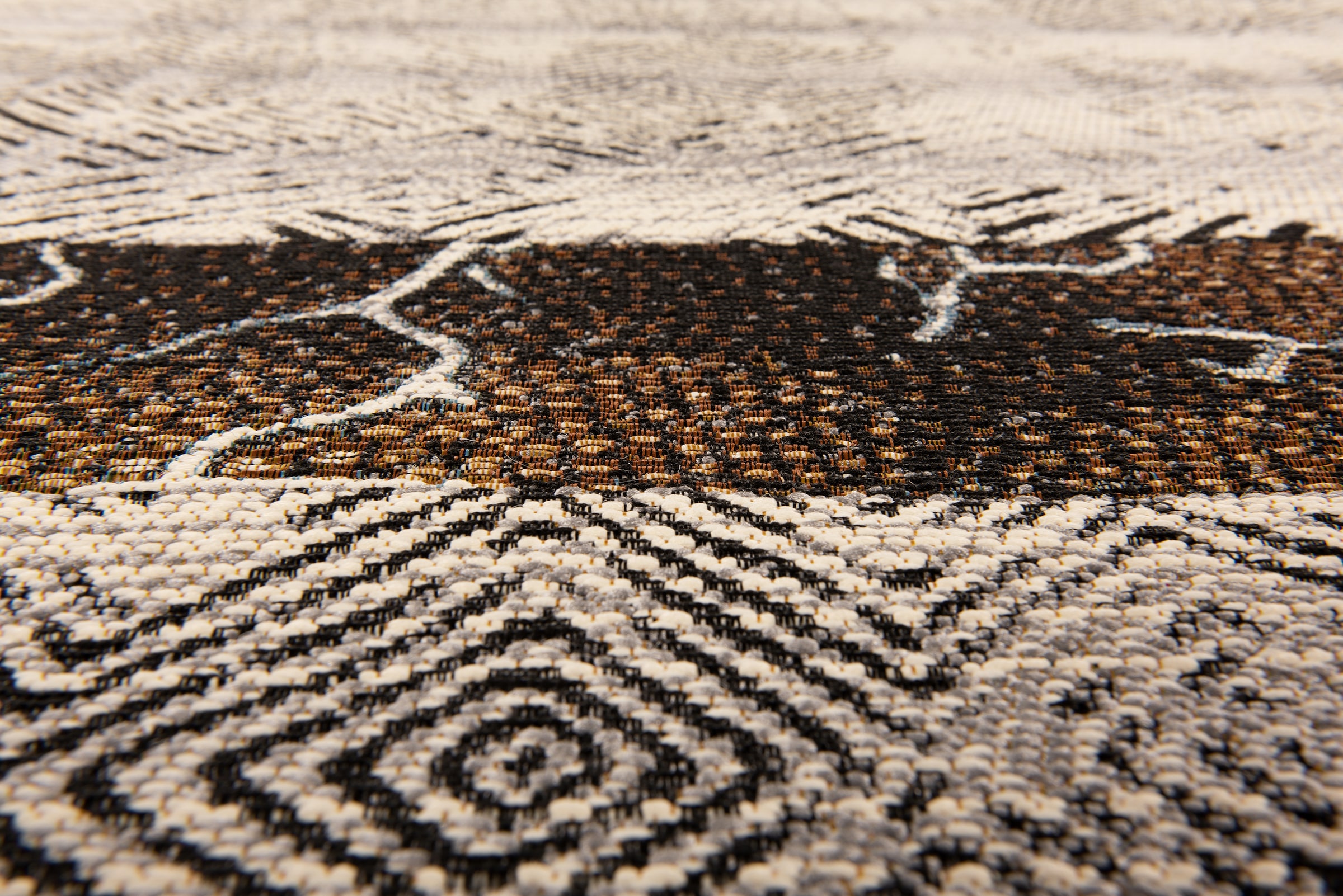 Gino Falcone Tapis »Outdoor-Africa 43« Rectangulaire 5 mm Höhe tissu plat, adapté intérieur et extérieur, salon