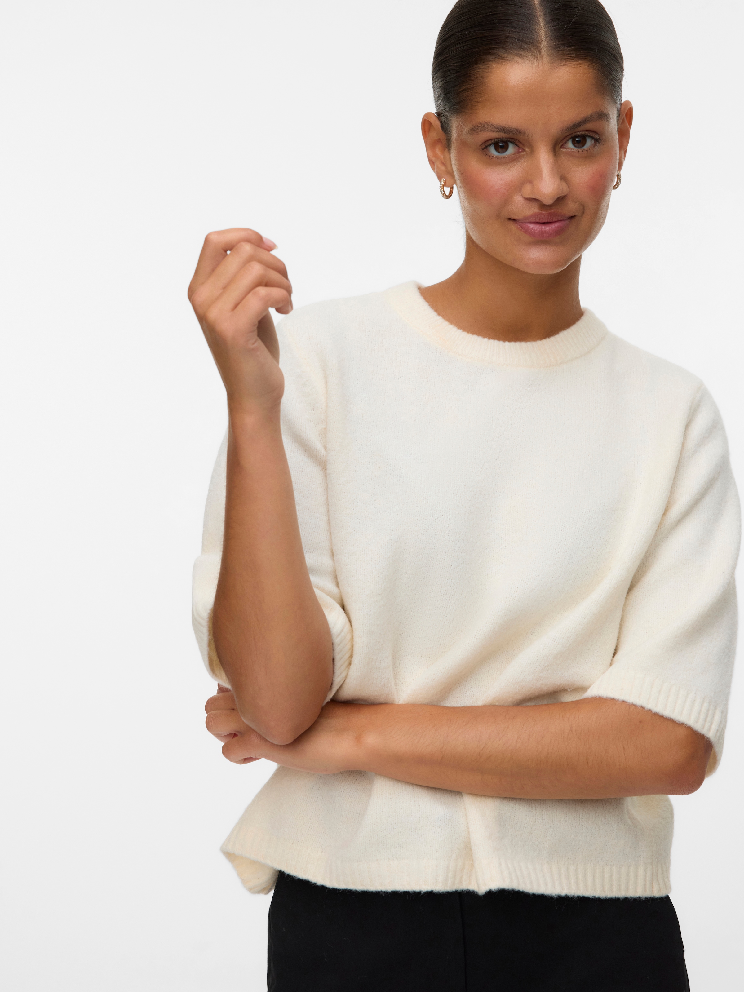 Image of Vero Moda Rundhalspullover "VMBOOM 2/4 O-NK OVERSIZE PULLOVE GA NOOS"