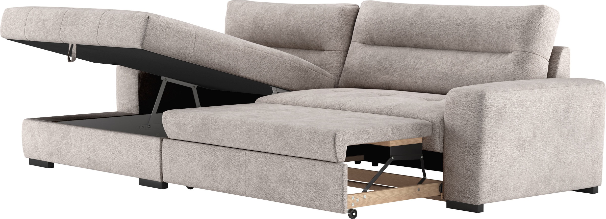 COTTA Ecksofa »Cappa L-Form«, wahlweise mit Bettfunktion & Bettkasten