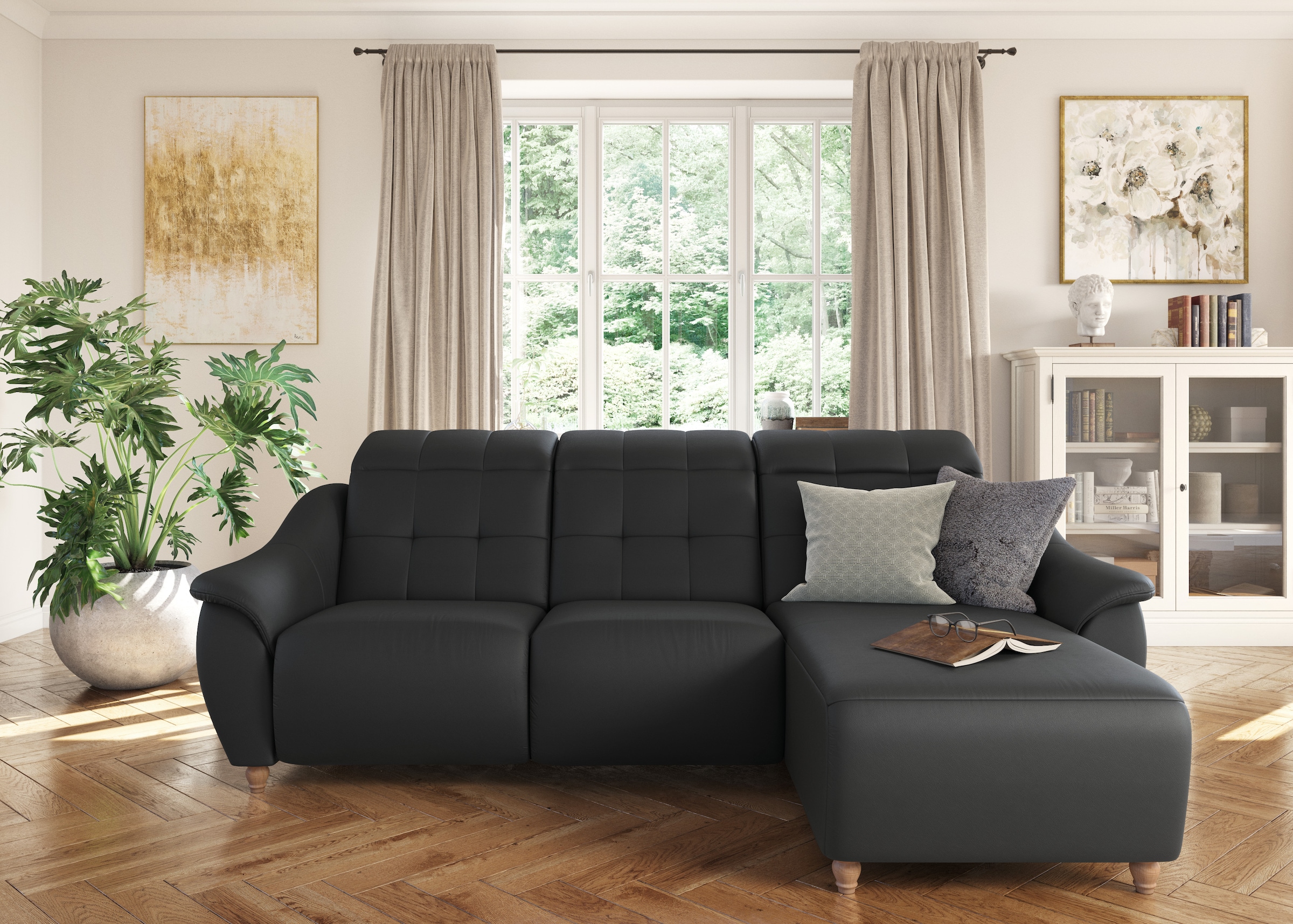 Image of Home affaire Ecksofa "Boston L-Form" Kopfteilverstellung an jeder Sitzfläche, wahlweise Relaxfunktion