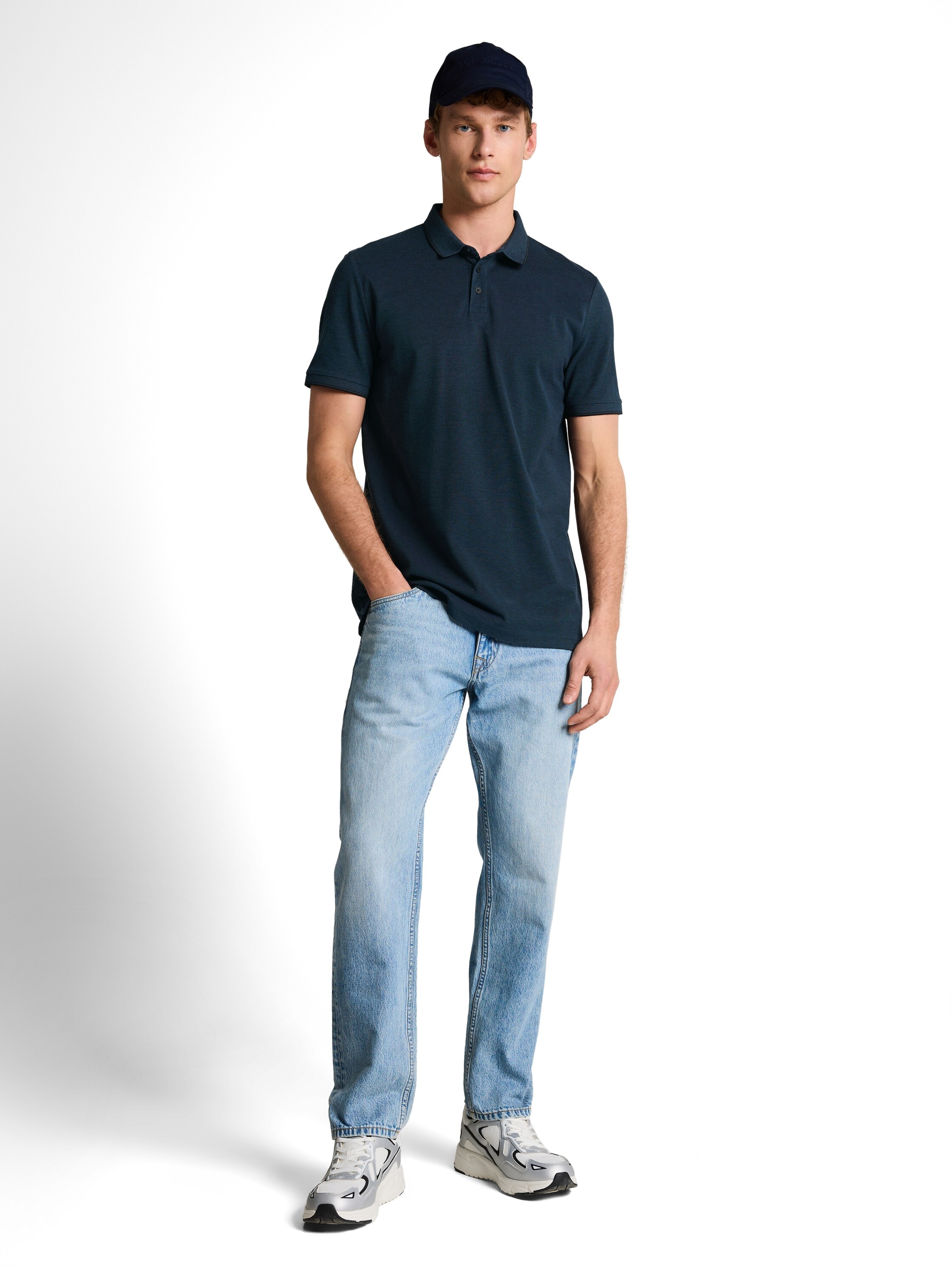 TOM TAILOR Denim Polo mit Polo Kragen