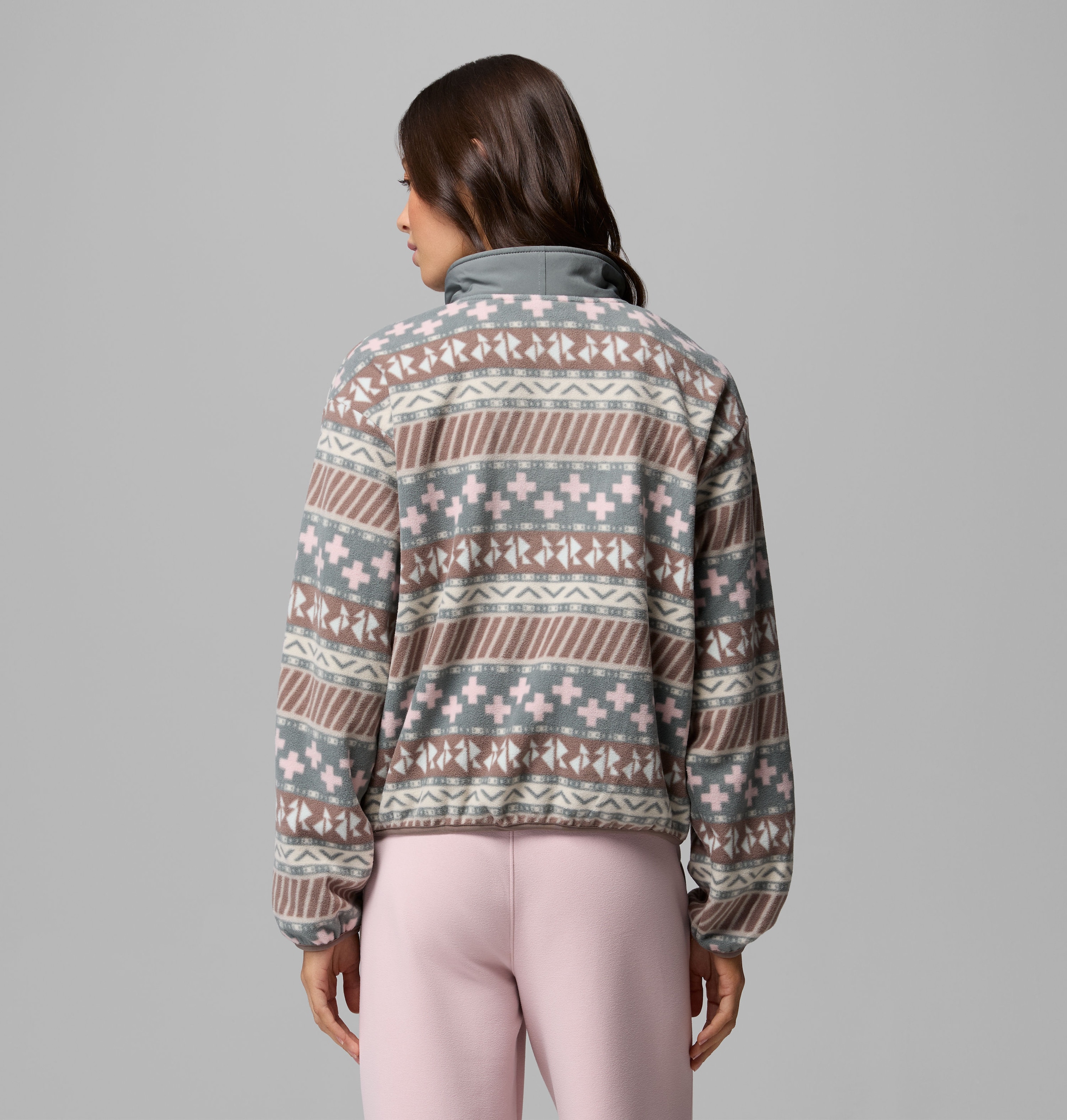 Columbia Fleecepullover »Sequoia Grove II Printed Half Zip«, mit Halbreissverschluss, Langarm-Design, aus Polyester-Fleece
