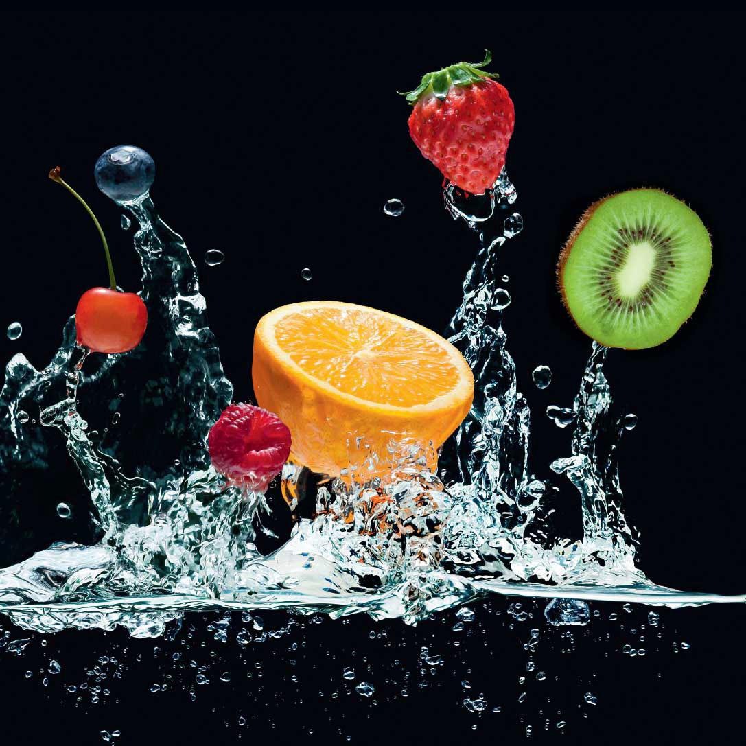 Image of Reinders! Glasbild »Frucht Splash Orange« bei Ackermann Versand Schweiz