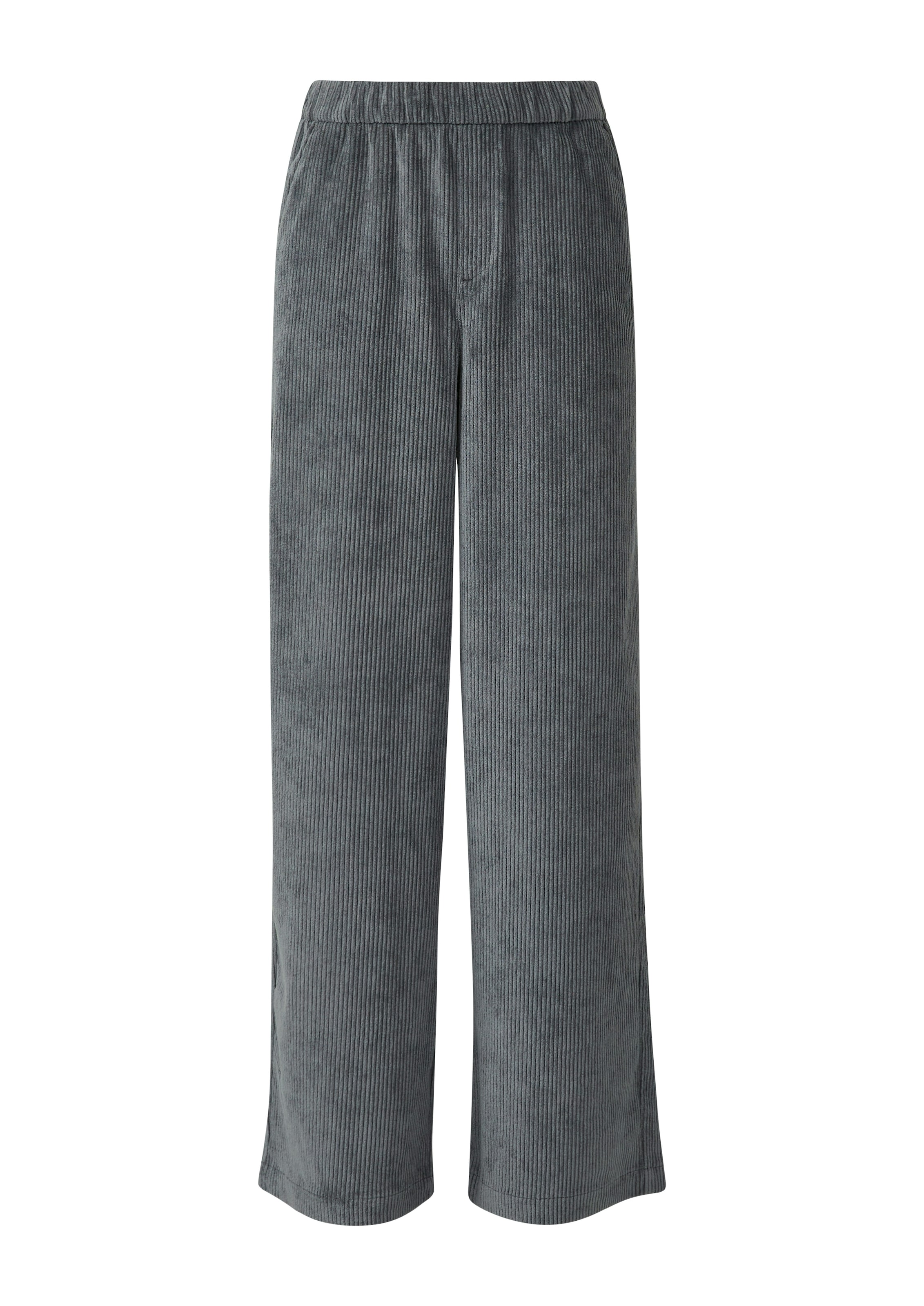 s.Oliver Pantalon en velours côtelé  Avec ceinture élastique et jambes larges