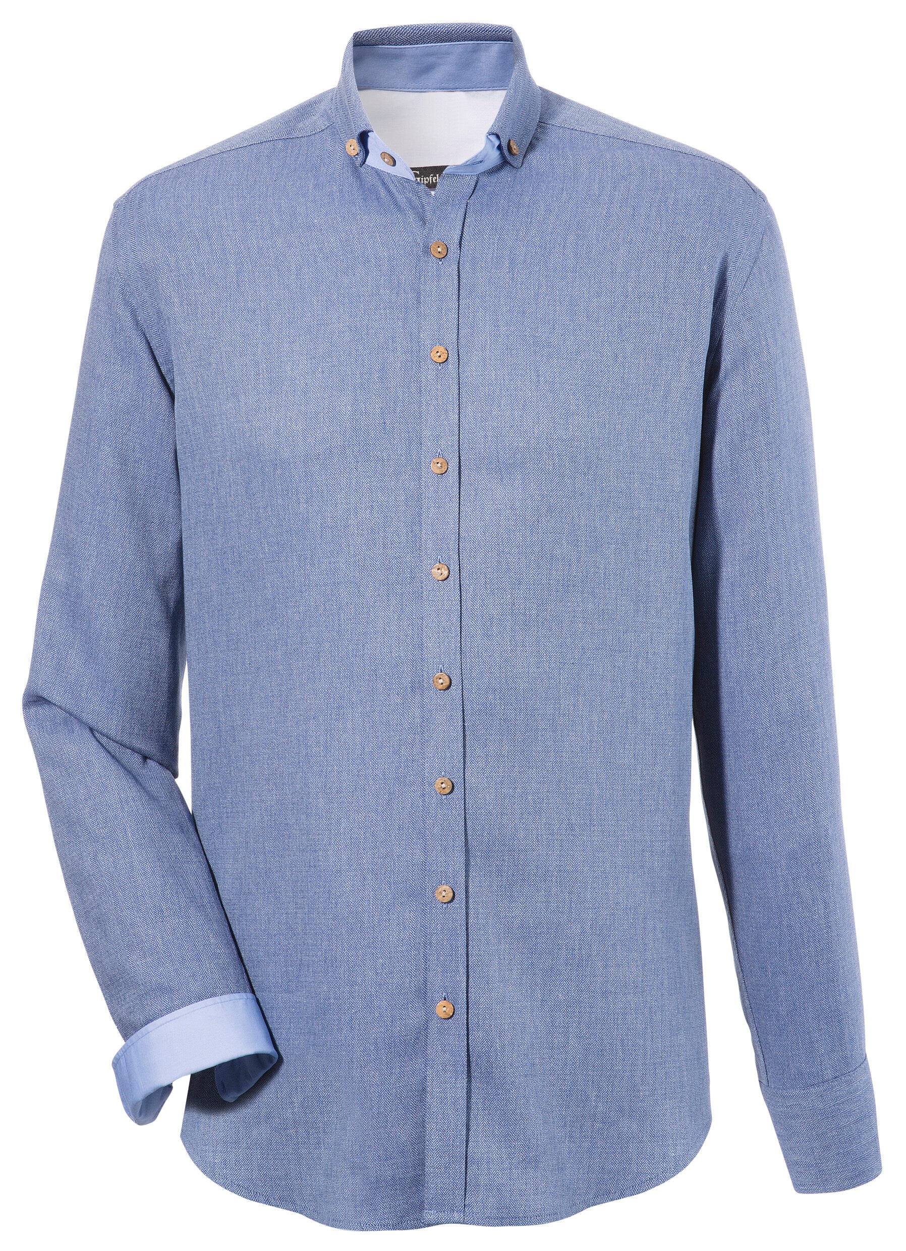 Image of OS-Trachten Trachtenhemd, in Denimoptik bei Ackermann Versand Schweiz
