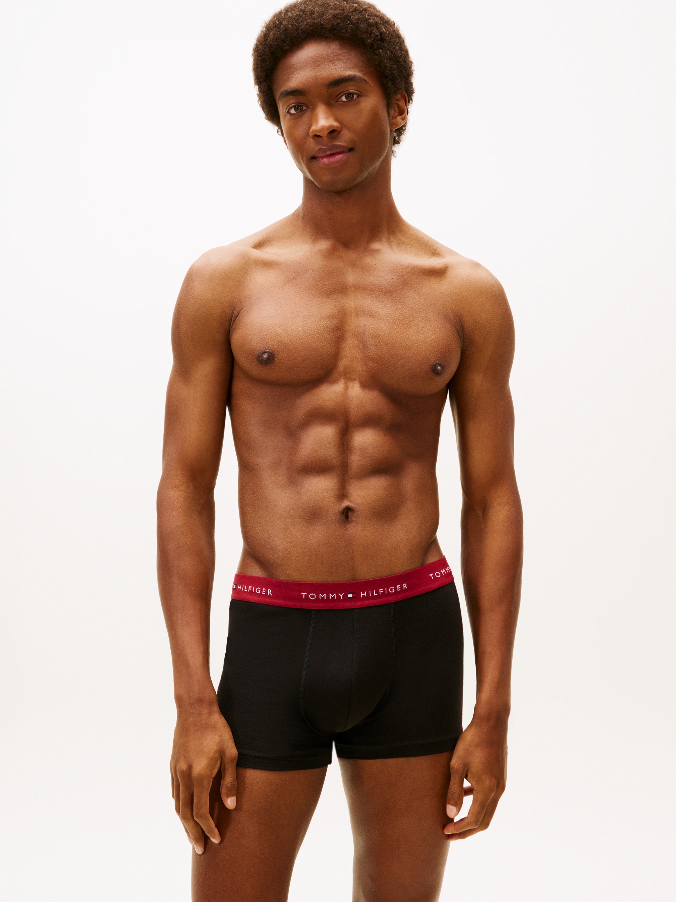 Tommy Hilfiger Underwear Tronc »5P TRUNK WB« Packung, 5er, 5 cuis tlg., mit Tommy Hilfiger Logo-Elastikbund, Signature Kollektion