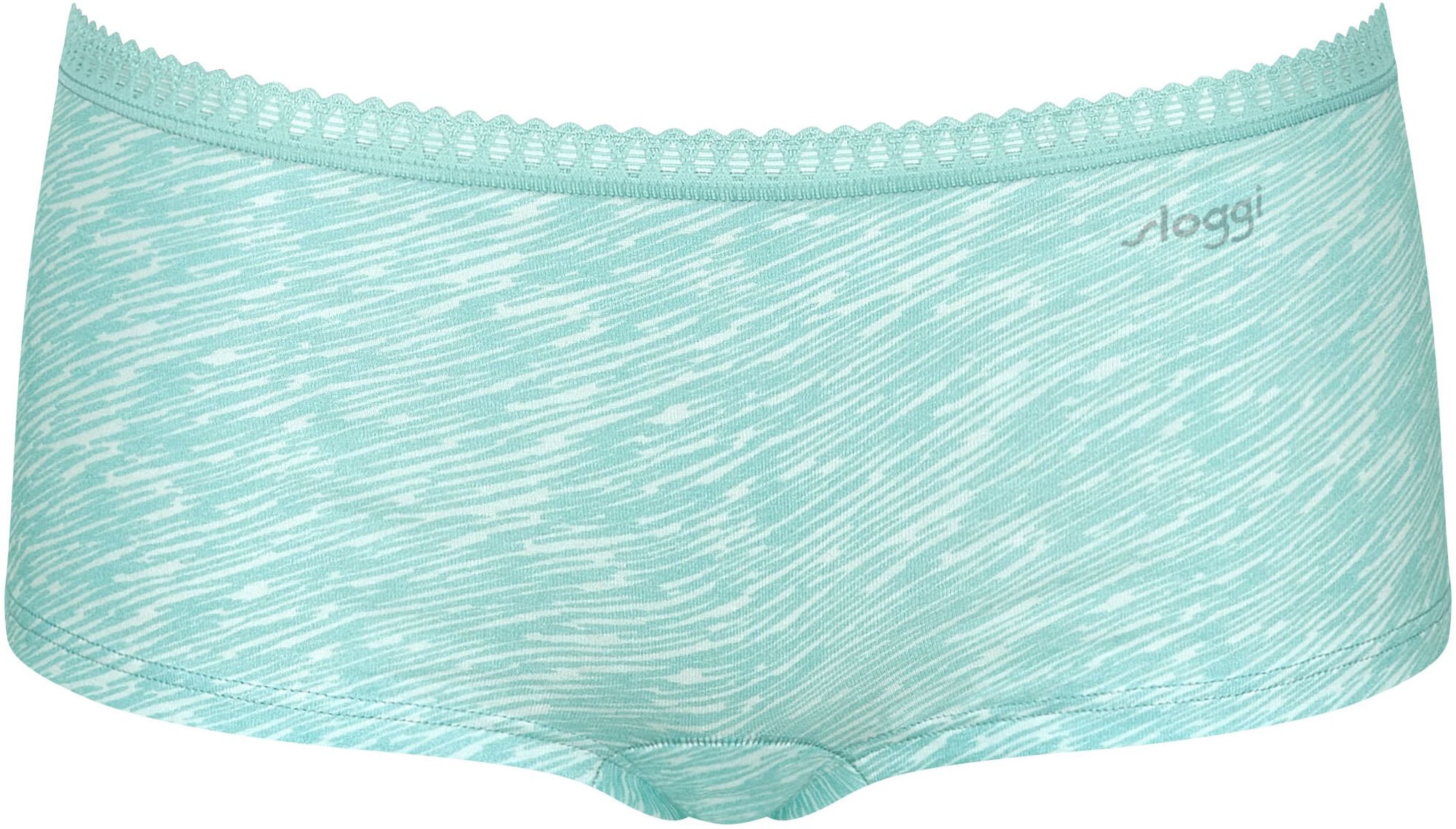 sloggi Panty »GO Crush Short C3P«, (3er Pack), mit Spitzendetails