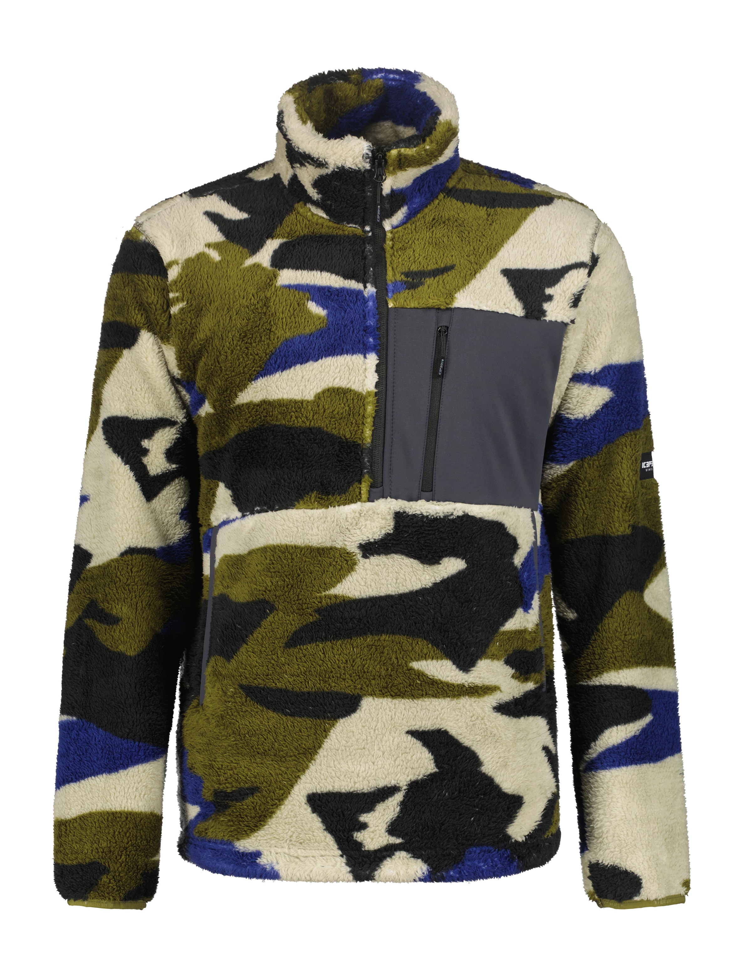 Image of Icepeak Fleecepullover "ICEPEAK CRARY", mit Kängurutasche und Brusttasche mit Reissverschluss