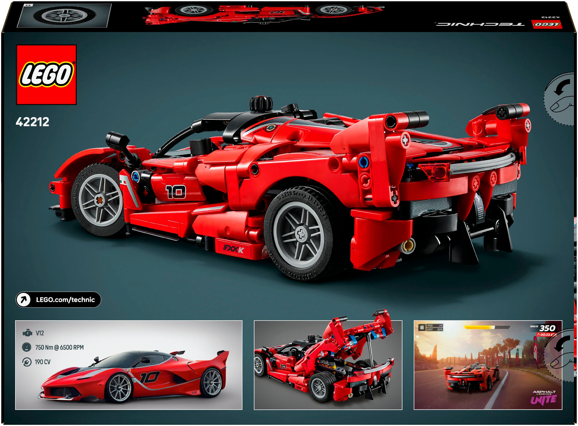 LEGO® Pions de construction »Ferrari FXX K (42212), LEGO Technic« Made in Europe