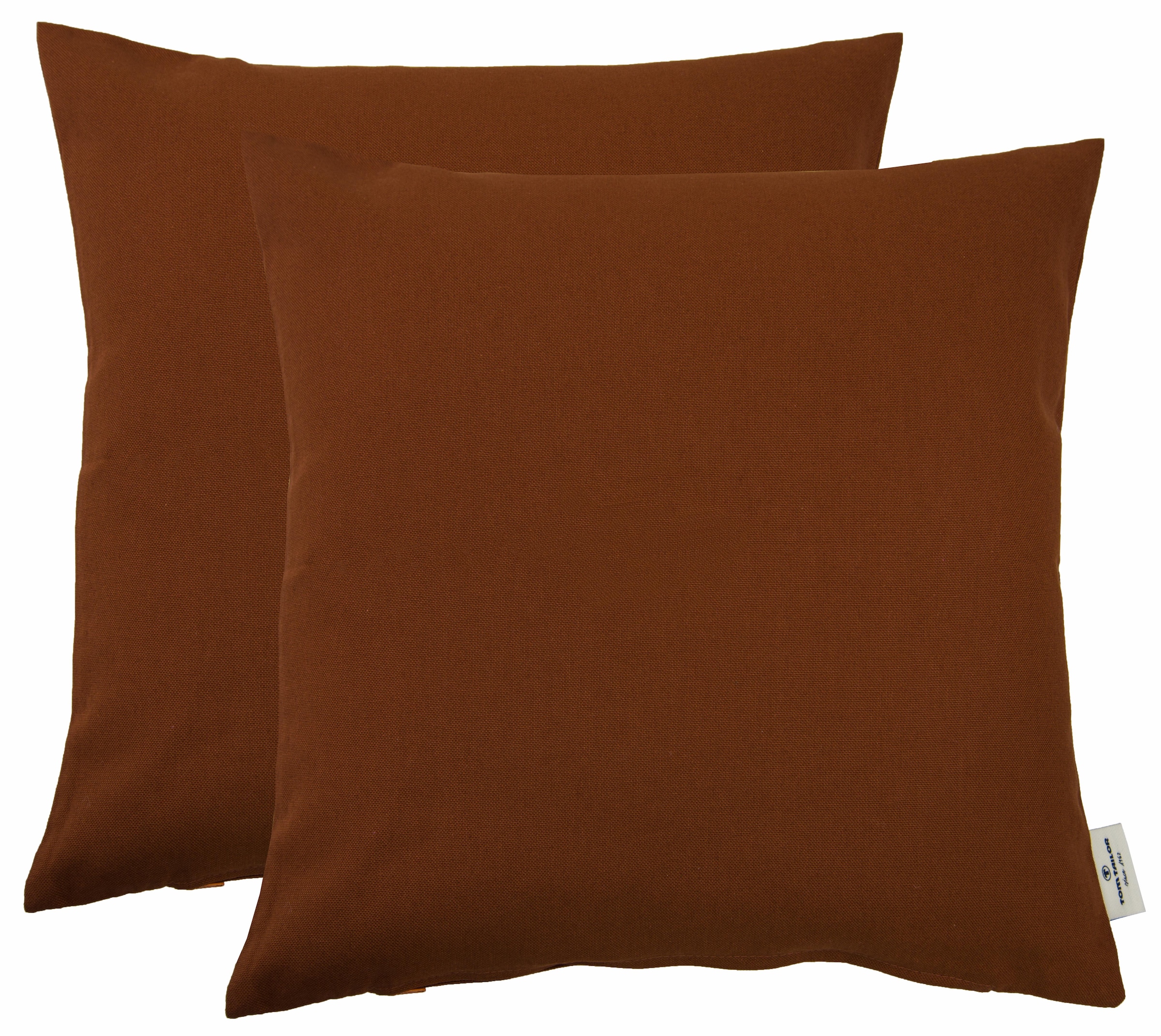 TOM TAILOR HOME Coussin décoratif »Dove« uni, housses de coussin sans rembourrage, lot de 2