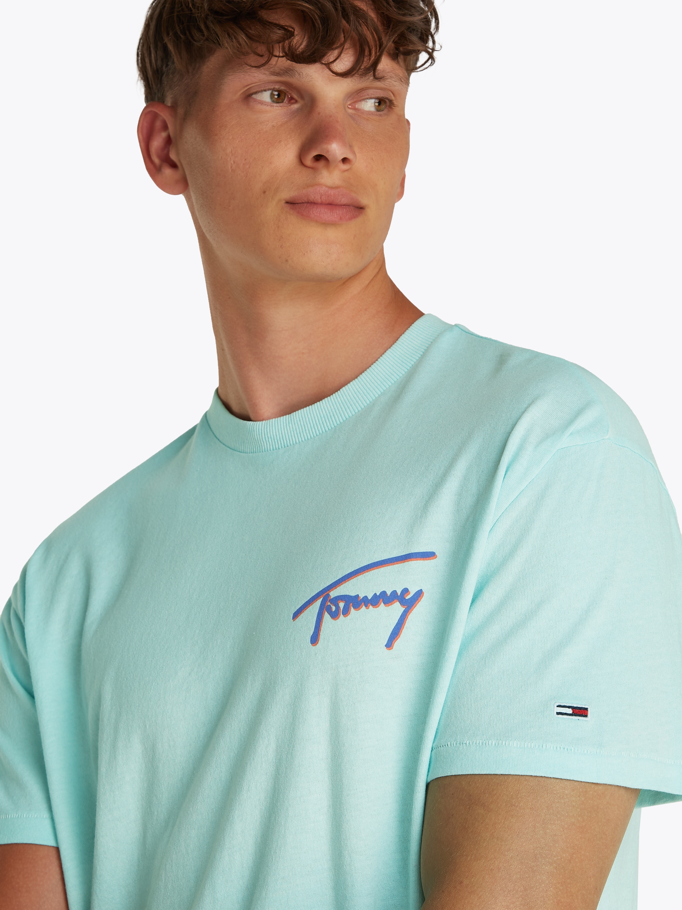 Tommy Jeans T-Shirt »TJM RLX FADED GRAPHIC TEE EXT«, mit grossem Rückendruck