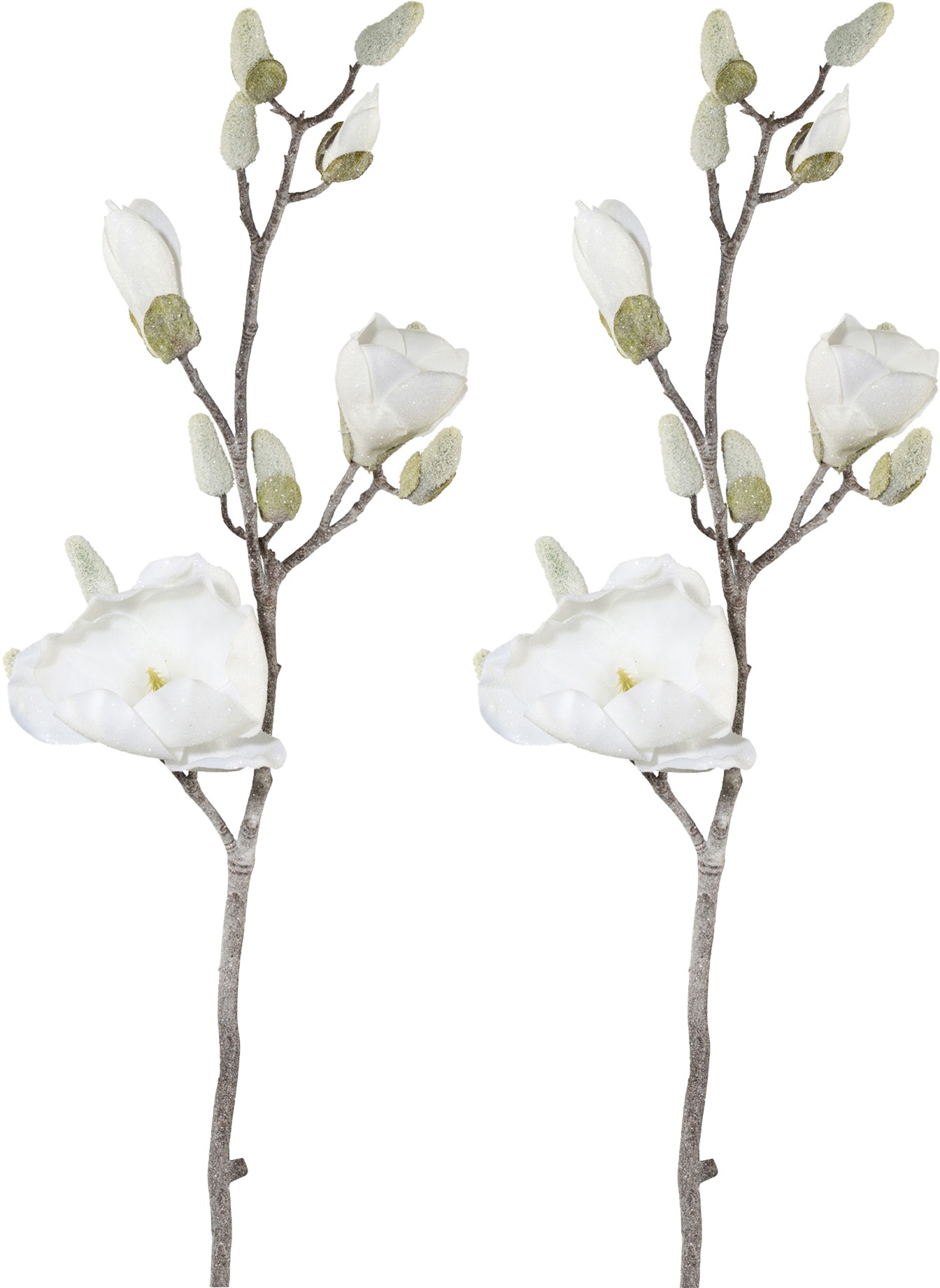 Image of Creativ deco Kunstzweig, (Set, 2 St.), 2er Set, mit geeister Optik bei Ackermann Versand Schweiz