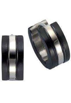 Paar Creolen »Bicolor, Ø ca. 13 mm«