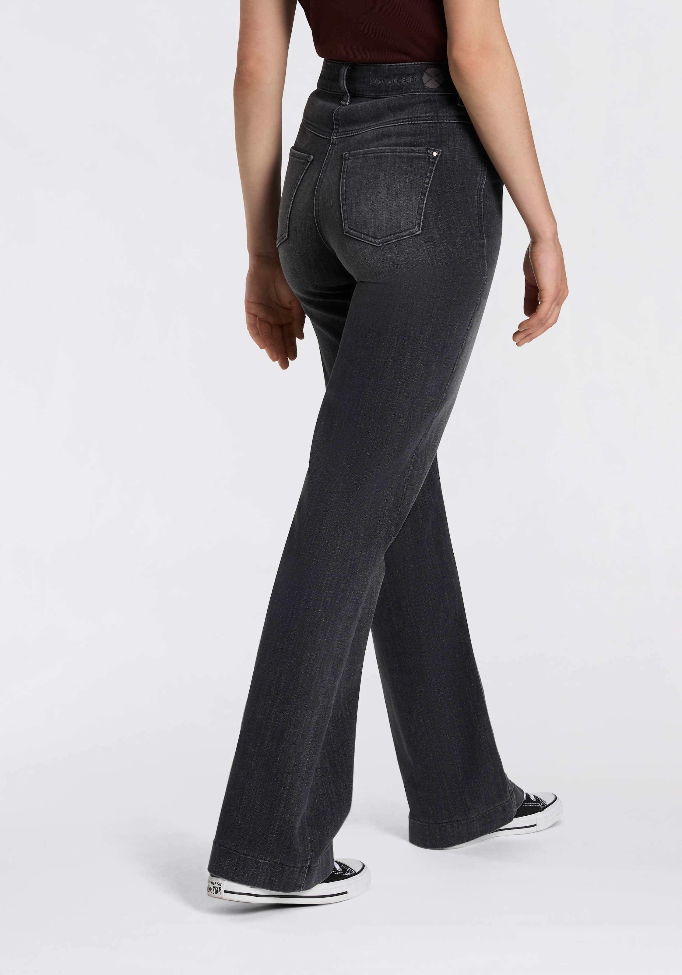 MAC Weite Jeans »Dream Wide authentic«, mit formendem Shaping-Effekt