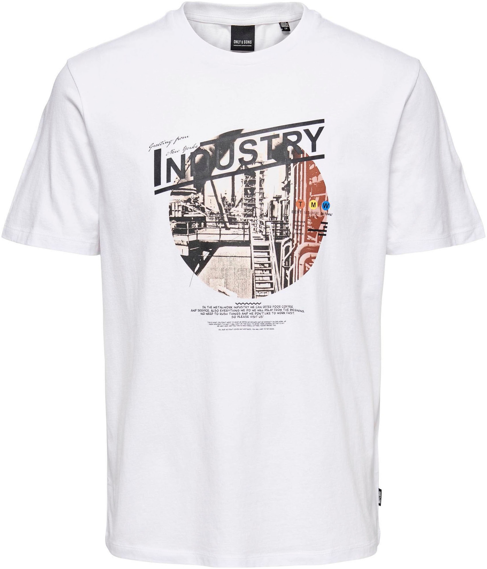 Image of ONLY & SONS T-Shirt »TUCKER REG TEE« bei Ackermann Versand Schweiz