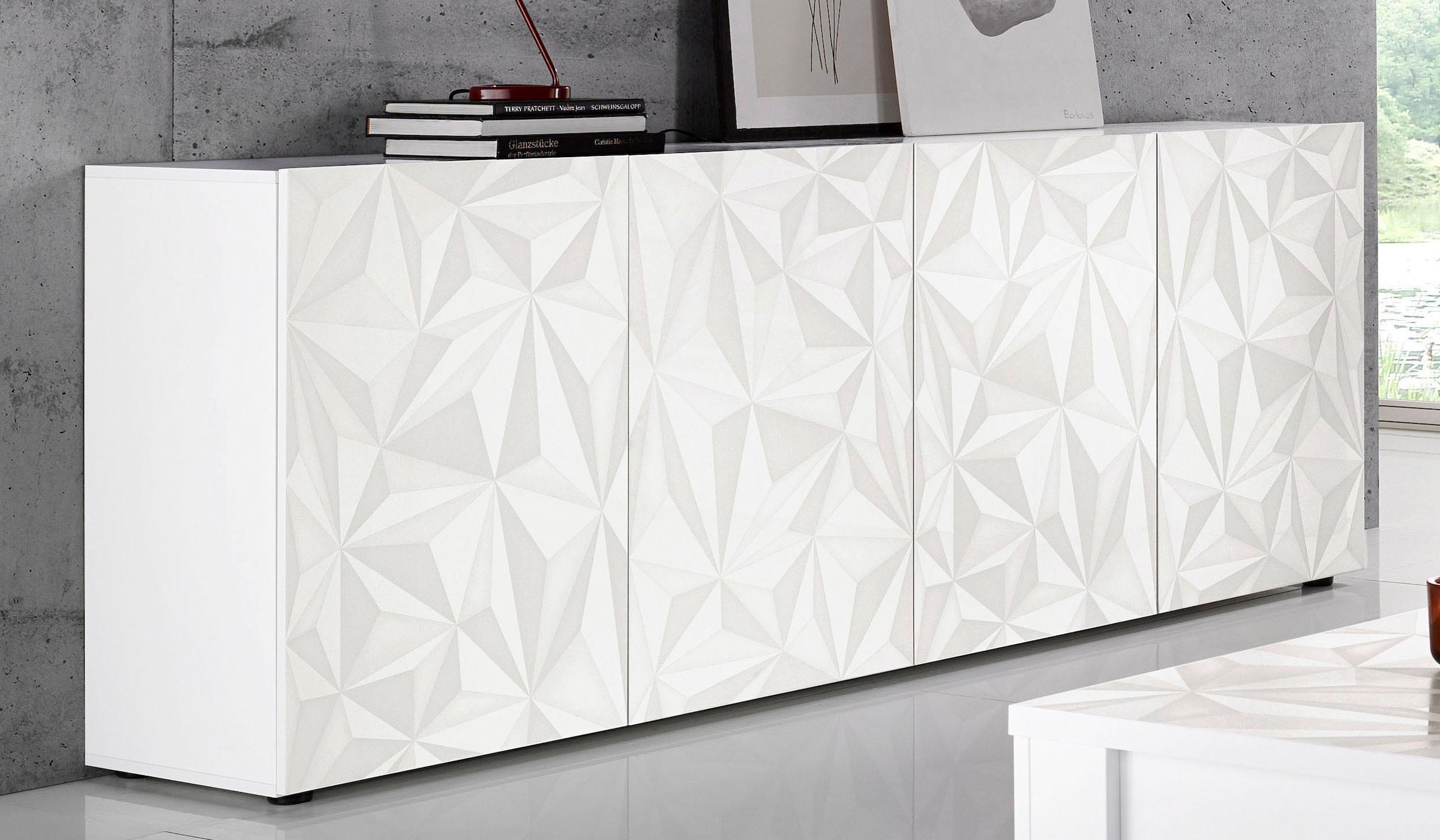 INOSIGN Sideboard »Prisma«, Breite 241 cm, 4-türig