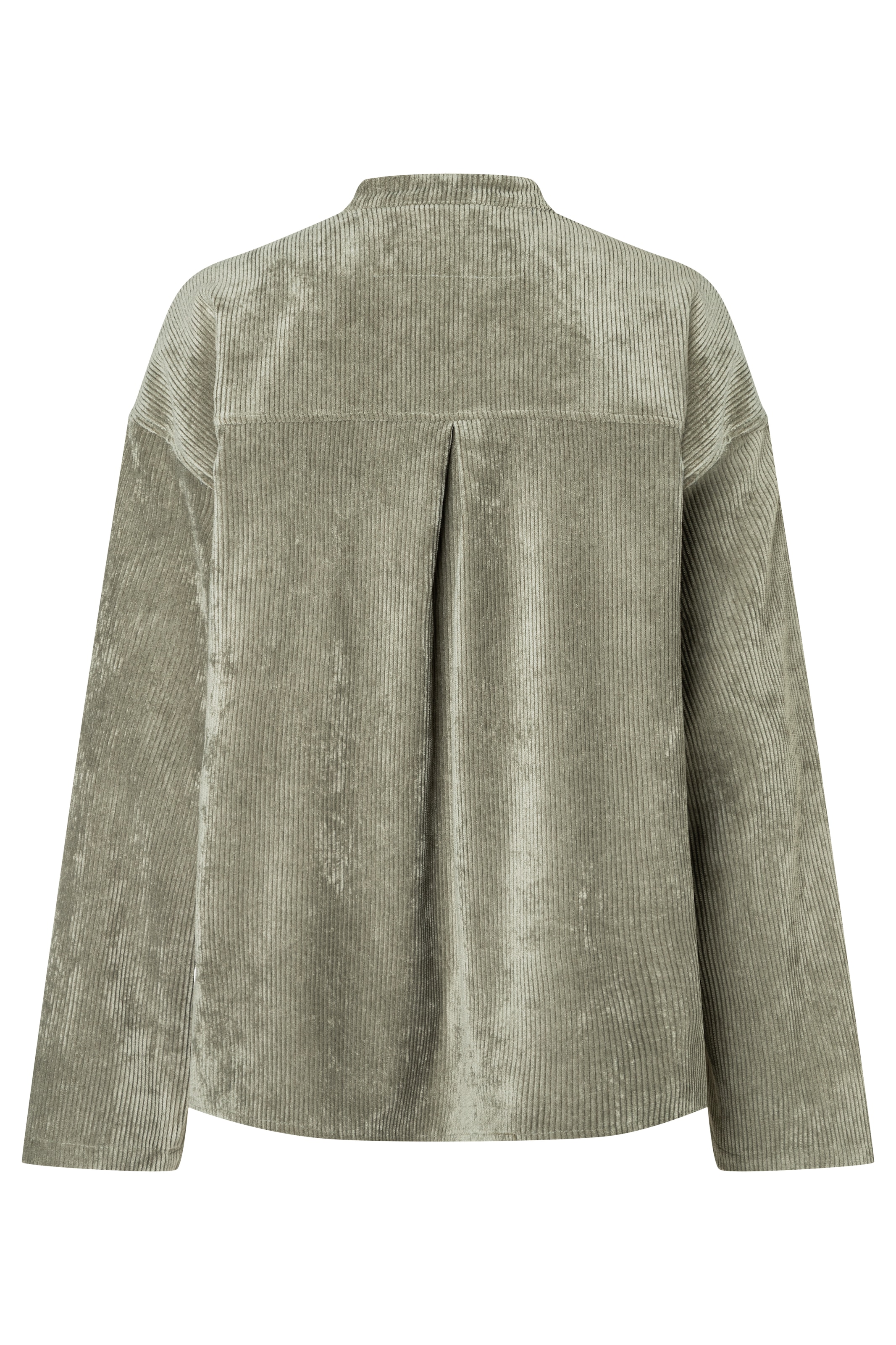 GANG Blouse chemise »94EMILY BLOUSE« aus Cord, Stehkragen