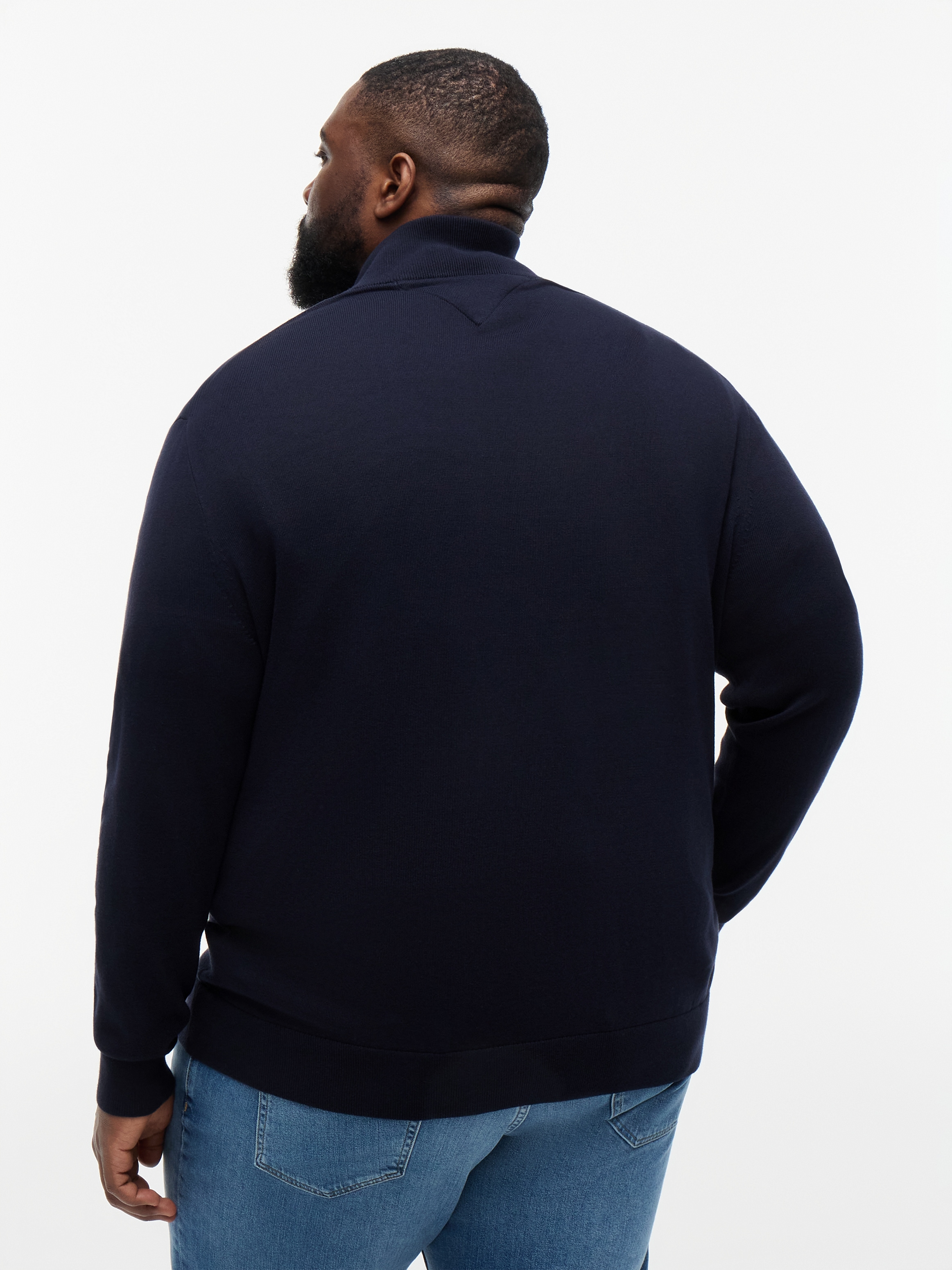 Tommy Hilfiger Big & Tall Strickjacke »BT-ESSENTIAL COTTON ZIP THRU-B« Grossen Grössen