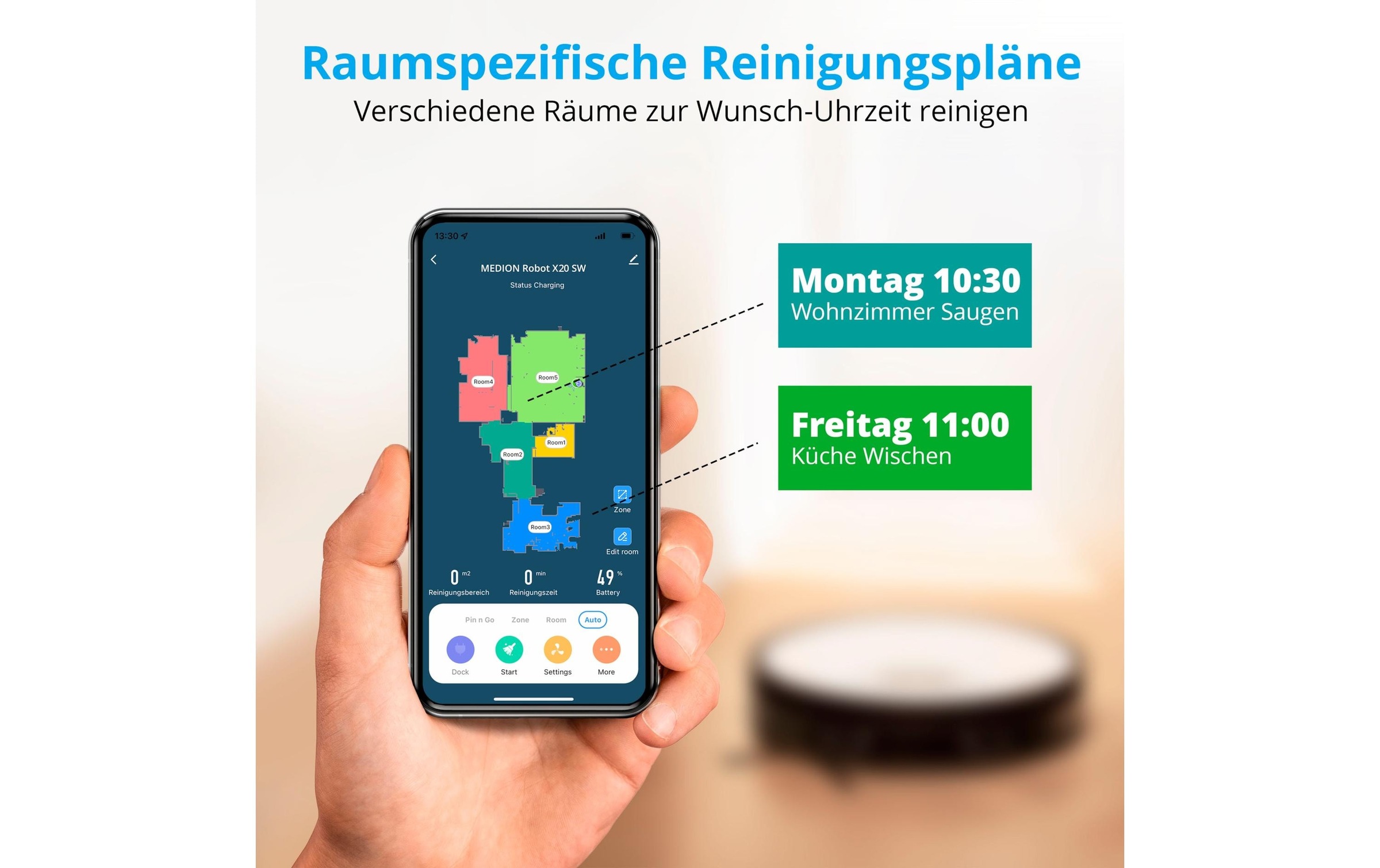 Medion® Wischroboter »MD 11415«