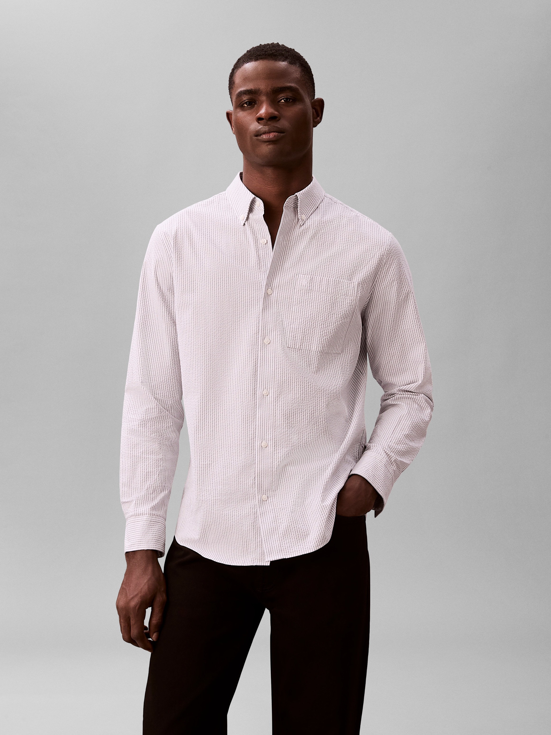 Calvin Klein Jeans Jeans droit Coupe régulière avec poches
