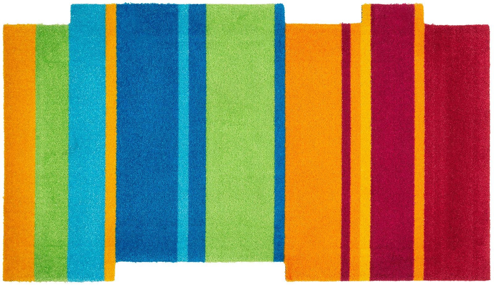 Image of wash+dry by Kleen-Tex Teppich »Dancing Steps«, stufenförmig, 9 mm Höhe, rutschhemmend, waschbar, Wohnzimmer bei Ackermann Versand Schweiz