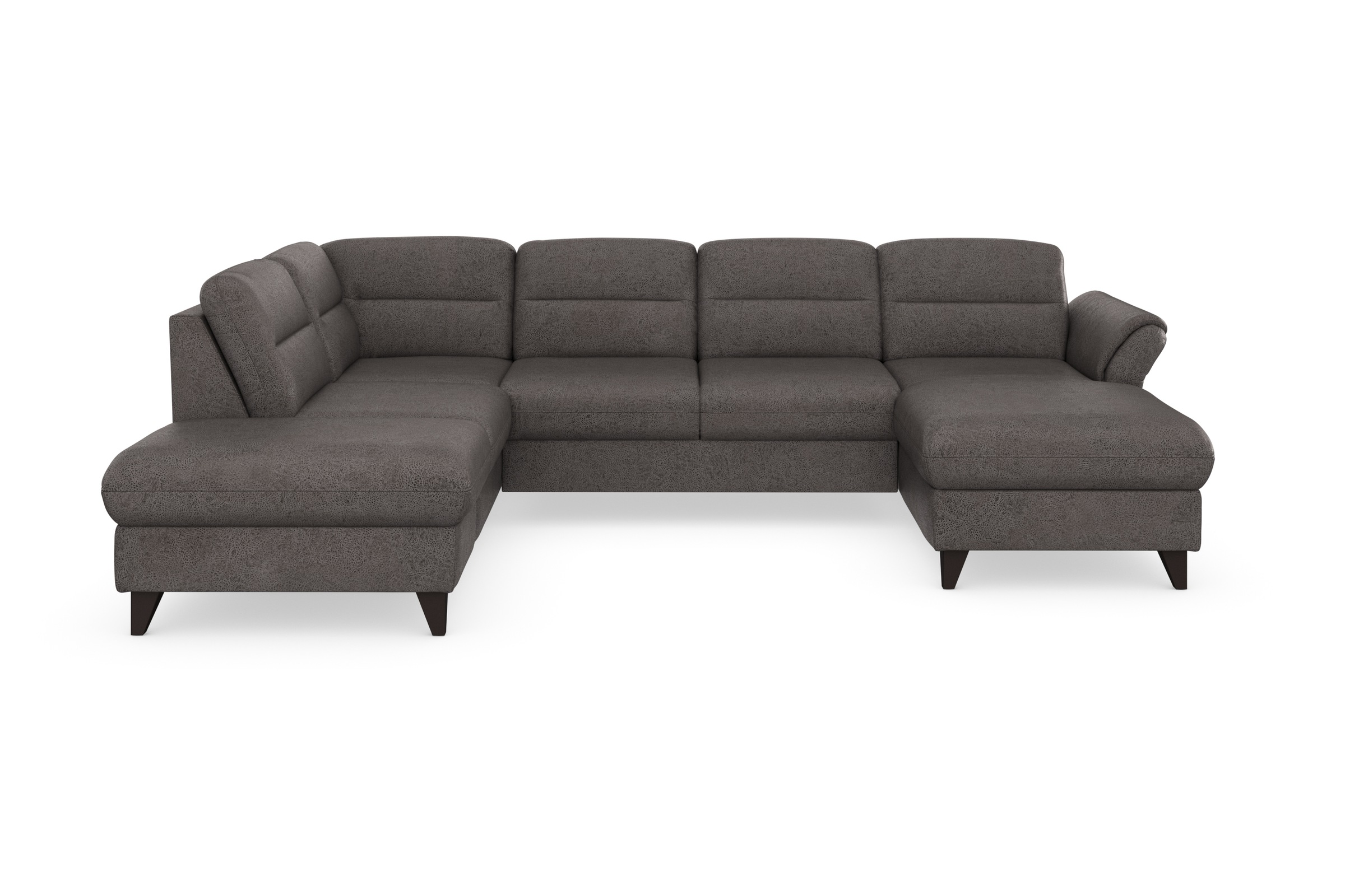 sit&more Wohnlandschaft »Mellum U-Form«, Federkern, wahlweise mit Bettfunktion, Stauraum und Armteilfunktion