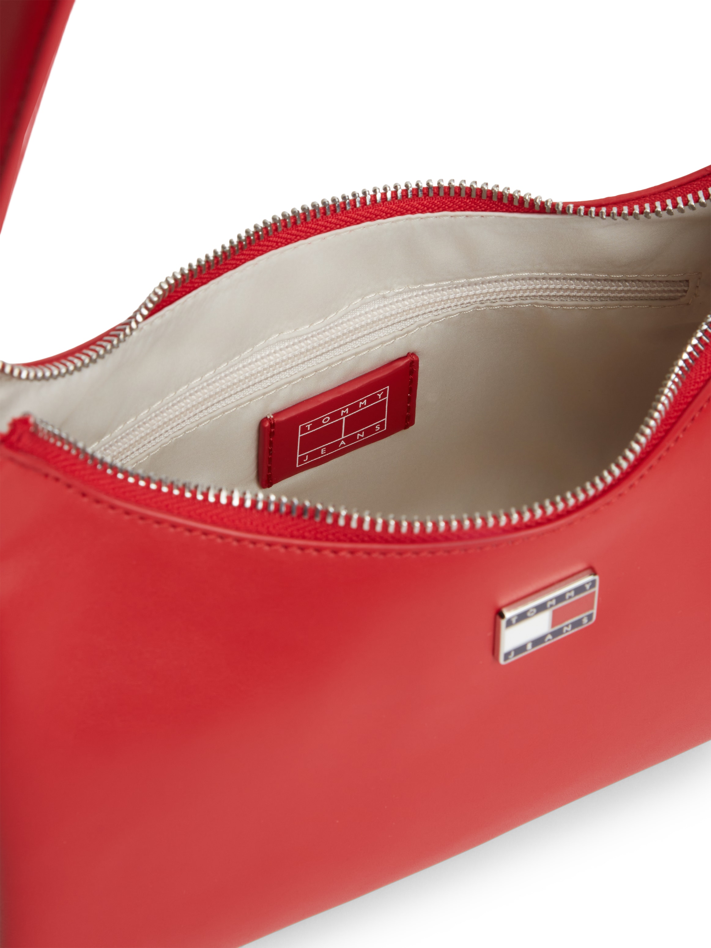 Tommy Jeans Sac à bandoulière »TJW CITY CHARM SHOULDER BAG« Sac à épaule femme, sac à main avec élément décoratif coloré