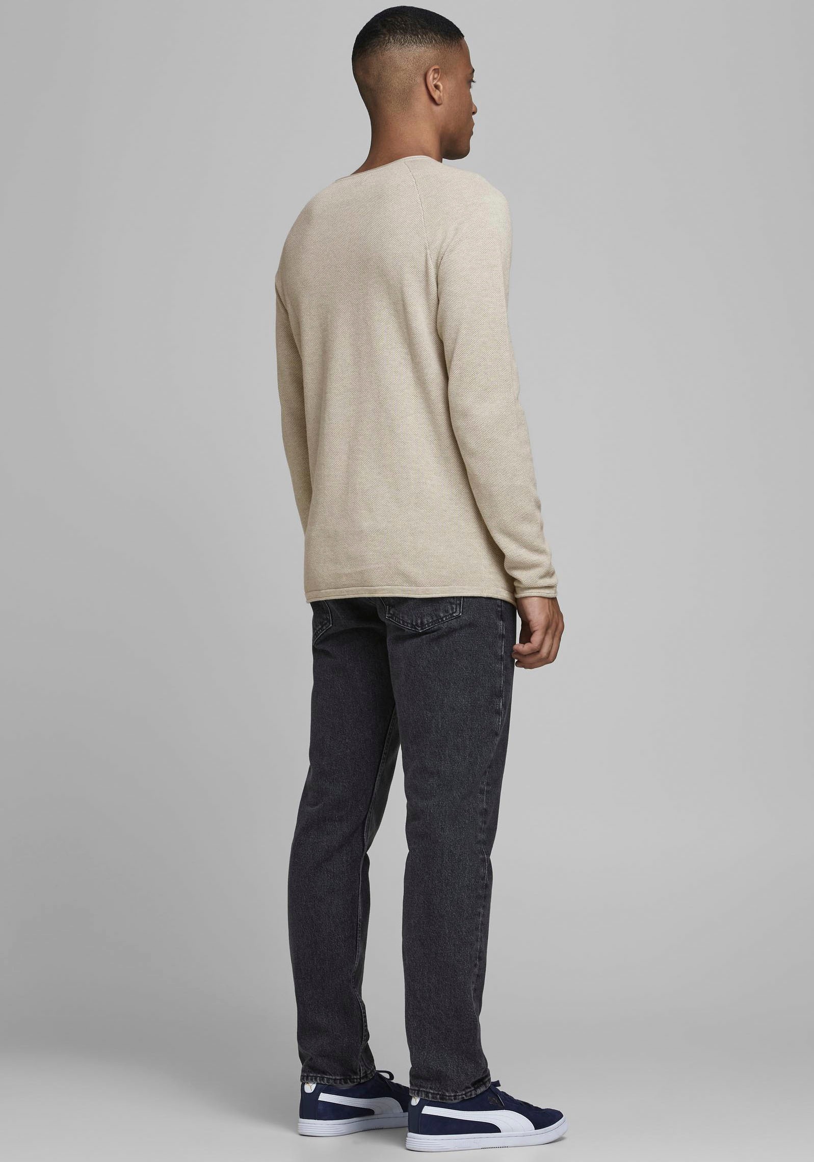 Jack & Jones Rundhalspullover »HILL KNIT«