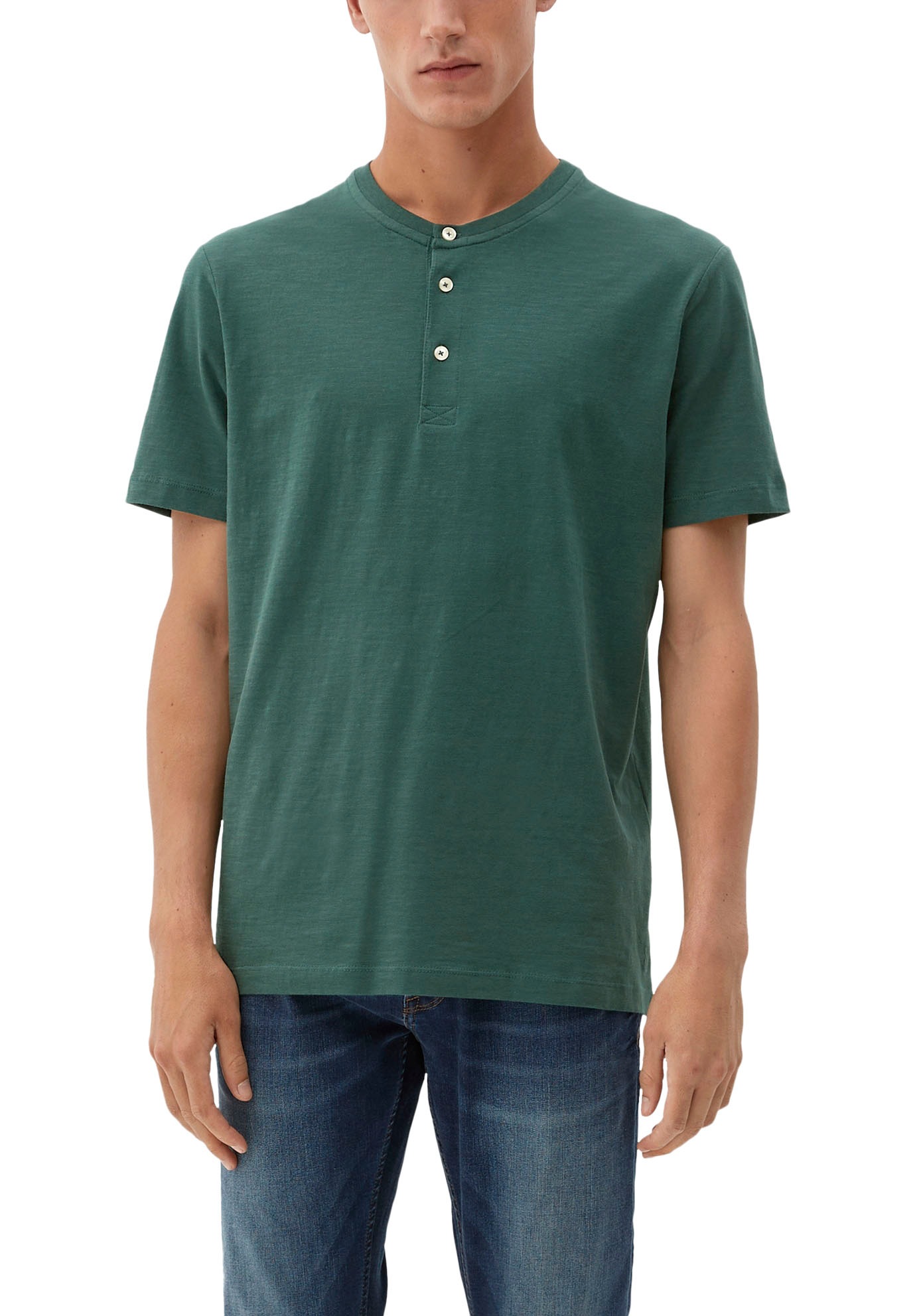 Image of s.Oliver T-Shirt, doppelte Naht am Rundhalsausschnitt bei Ackermann Versand Schweiz