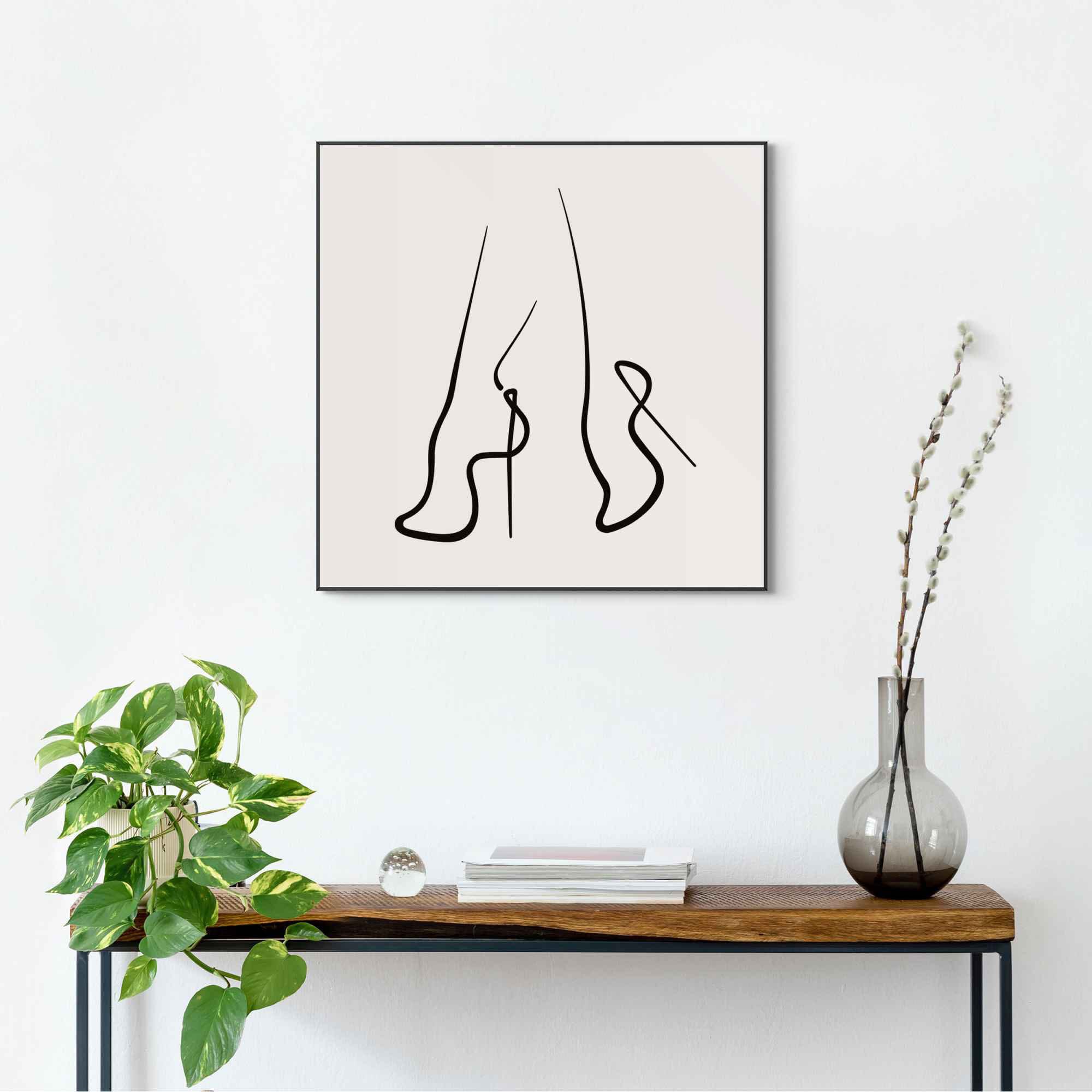 Reinders! Bild »Gerahmtes Bild High Heels Abstrakt - Zeichnung - Schuhe -  Pumps«, Schuhe, (1 St.) jetzt kaufen | Kunstdrucke