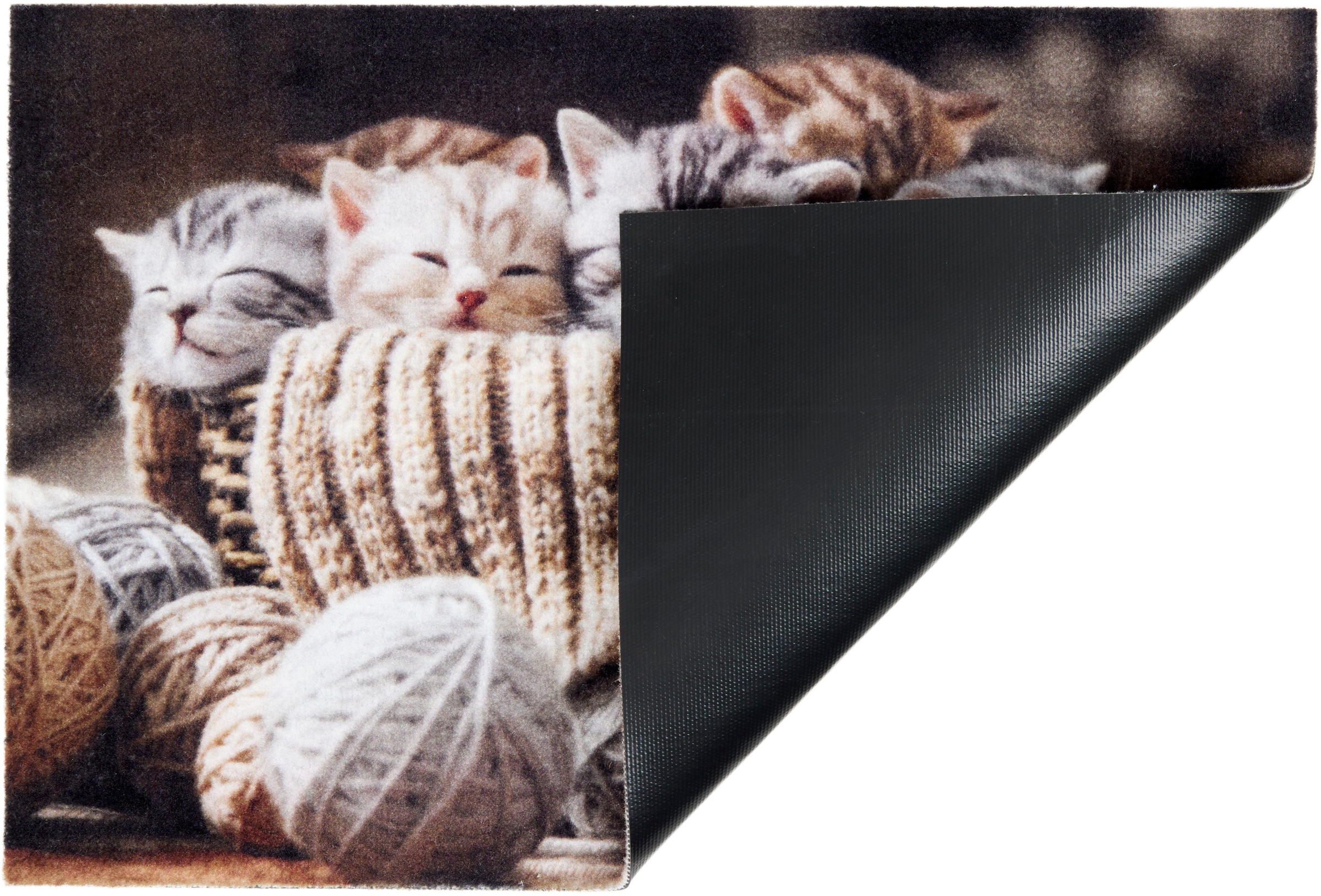 ASTRA Fussmatte »Deco Print 109« rechteckig 5 mm Höhe Sauberlaufmatte, Türmatte, waschbar, Eingangsbereich, rutschfest
