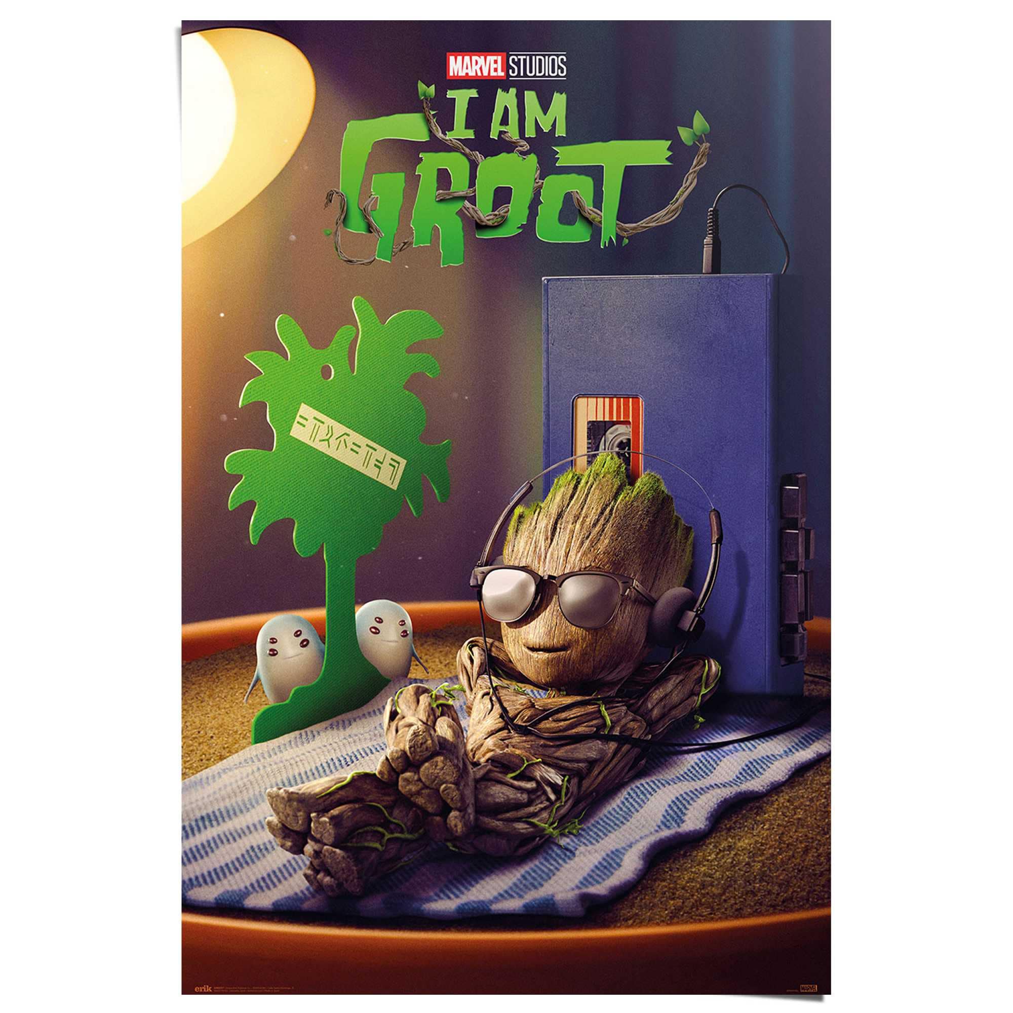 Image of Reinders Poster "Marvel Groot - get your groot on"