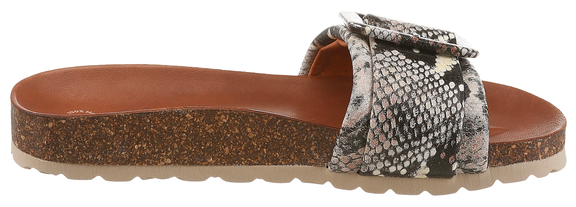 VERBENAS Pantolette »REIKO MAMBA«  chausson, chaussure d'été, chaussure de plage, chaussure de vacances à enfiler