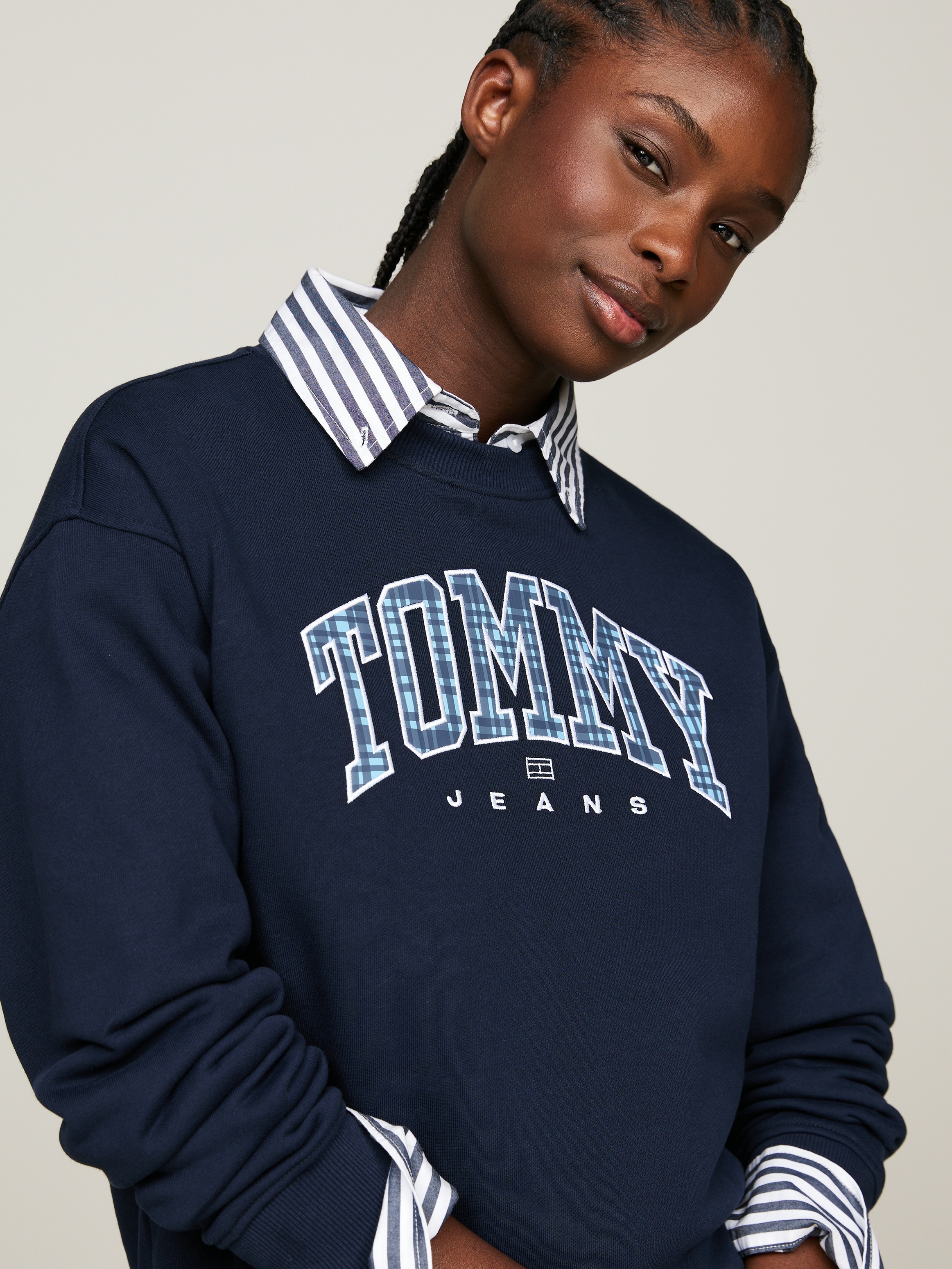 Tommy Jeans Curve Sweatshirt »TJW RLX PREP EXPLORER 1 CREW EXT«, Grosse Grössen