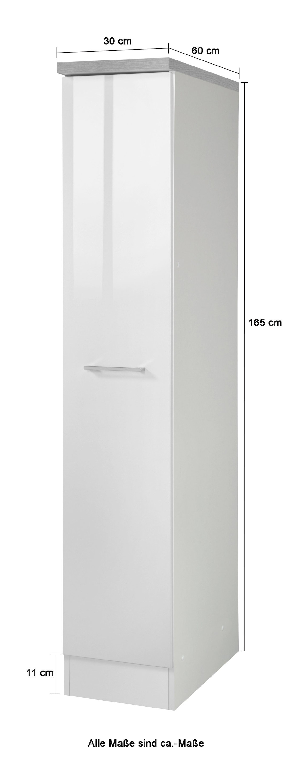 KOCHSTATION Armoire à pharmacie »KS-Wien« hauteur 165 cm