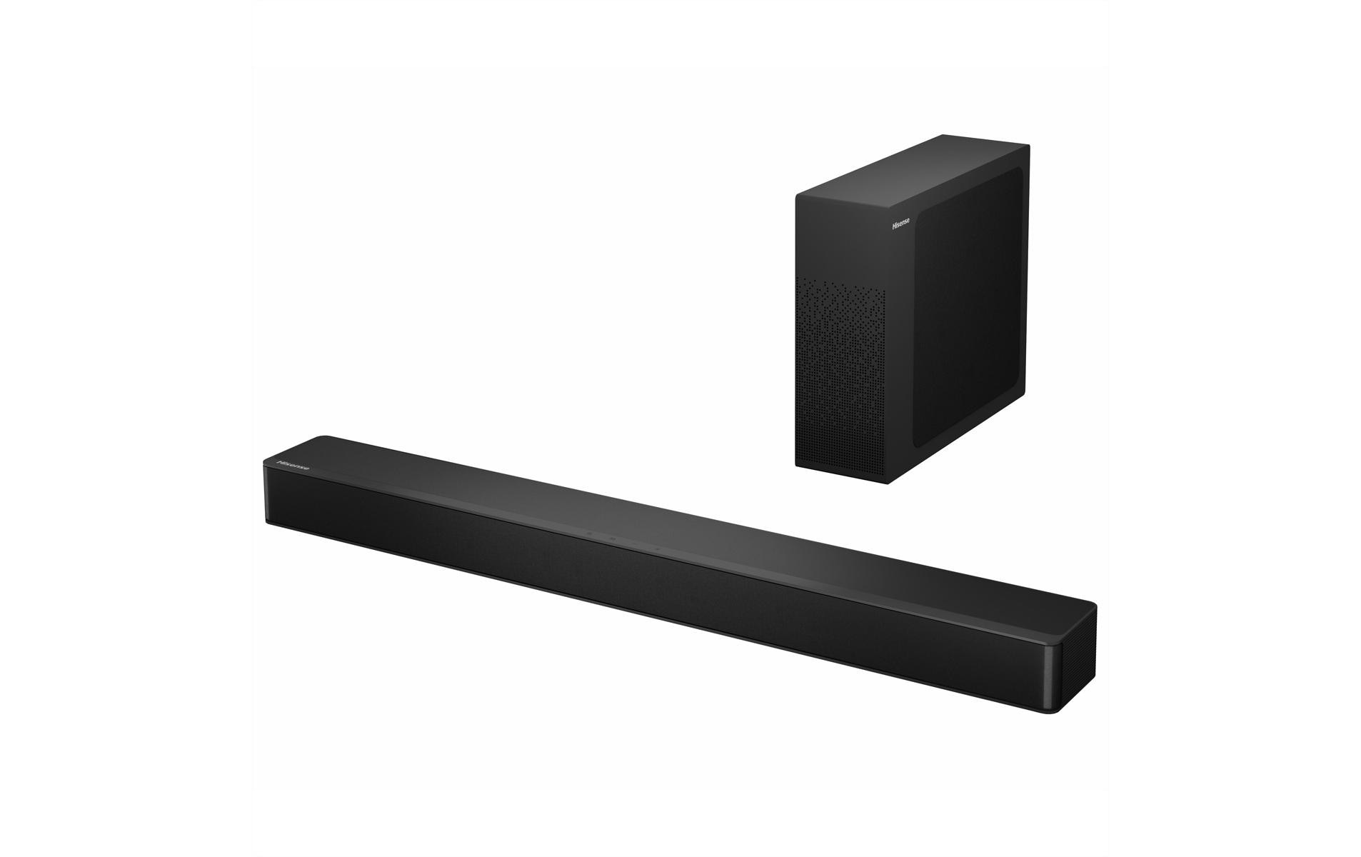 Hisense Soundbar »HS2100« 2.1 (Bluetooth 2.1 Soundsystem | 240W Audioleistung | Dolby Digital | EQ Modi | Kabellos 240 W)
