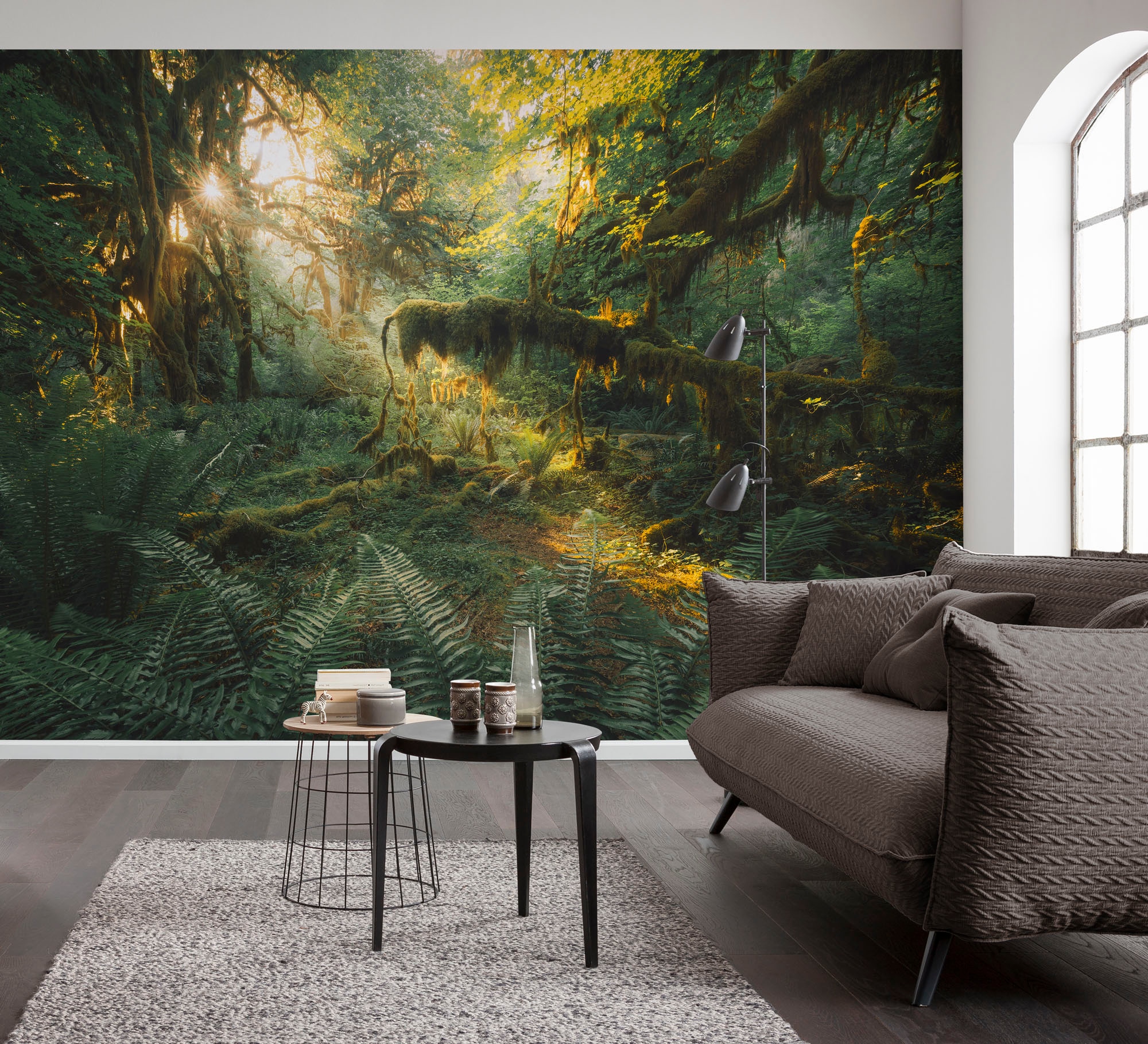 Image of Komar Fototapete "Digitaldruck Vlies - Hall of Mosses - Grösse 400 x 250 cm" bedruckt glatt Wohnzimmer, Schlafzimmer