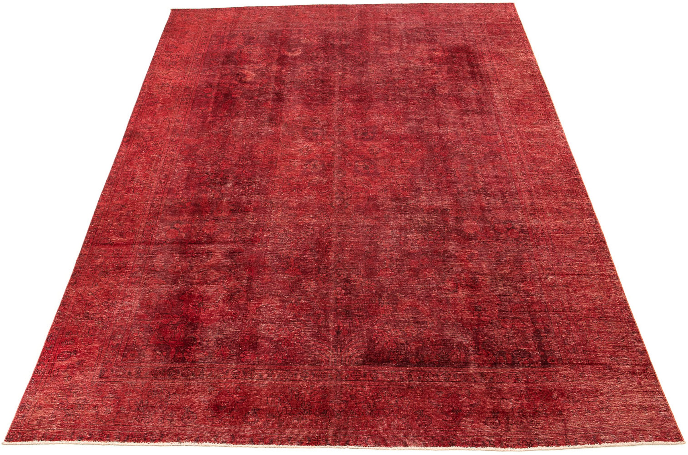 Image of morgenland Teppich »Vintage - 398 x 300 cm - dunkelrot«, rechteckig, 8 mm Höhe, Wohnzimmer, Handgeknüpft, Einzelstück mit Zertifikat bei Ackermann Versand Schweiz