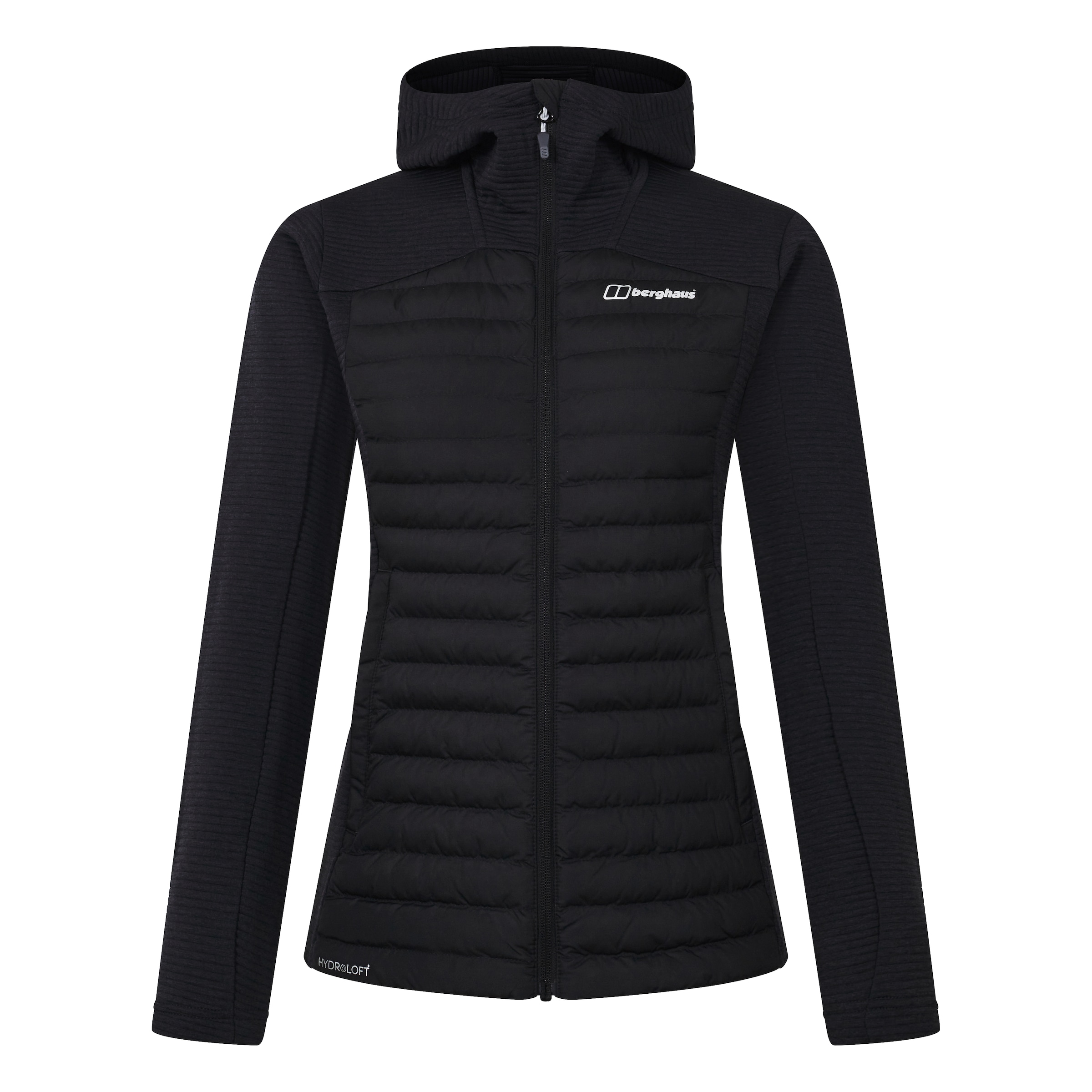 Berghaus Veste hybride »NULA HYBRID JACKET« avec capuche Hydroloft® Isolierung, Strickfleece-Einsätze, leicht verstaubar
