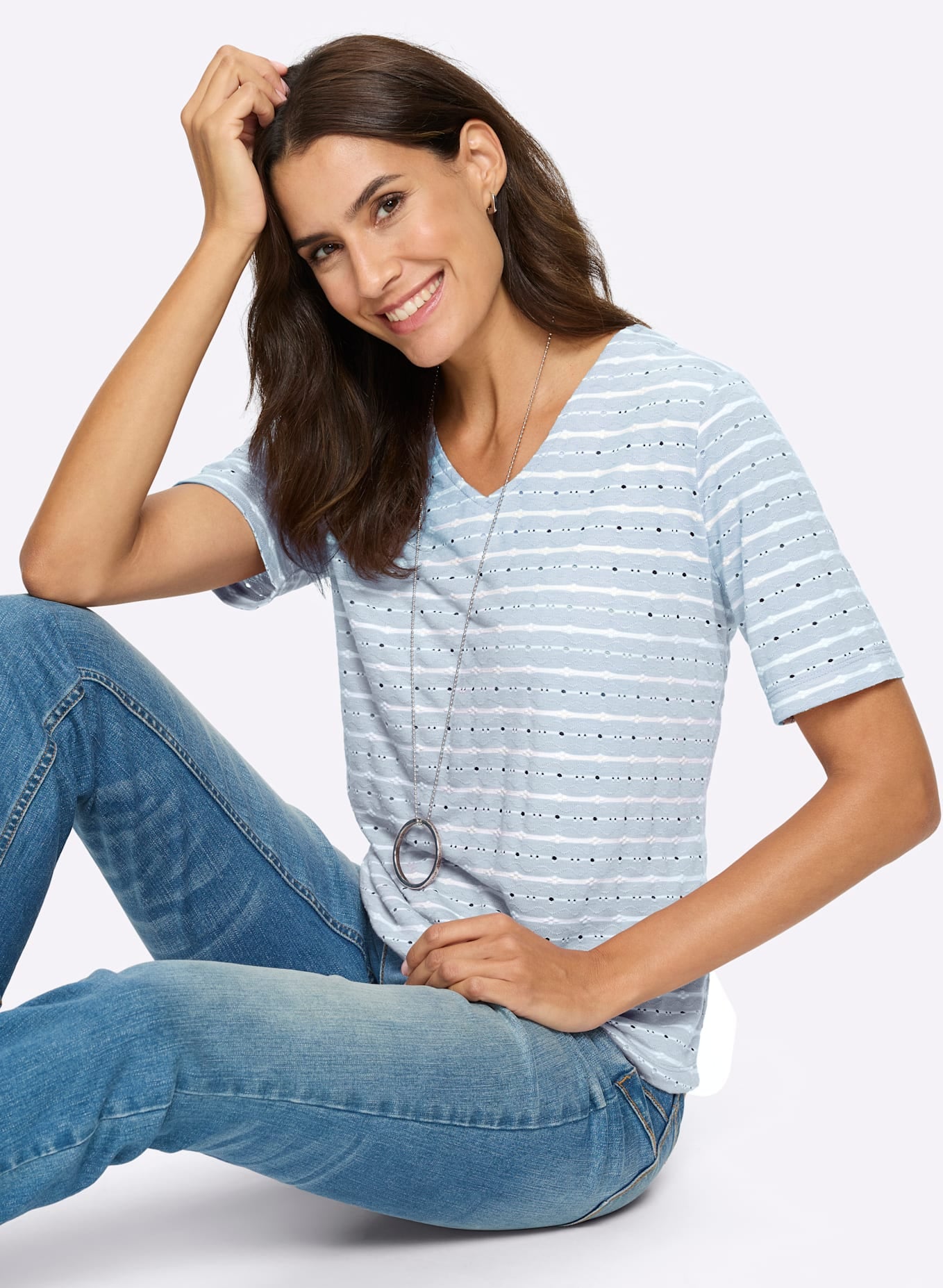 Inspirationen V-Shirt »V-Shirt« 1 tlg.