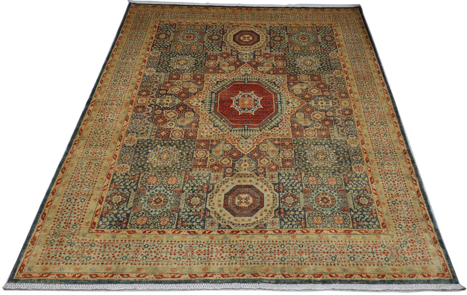 Image of morgenland Wollteppich »Ziegler Blumenmuster Beige scuro 305 x 244 cm«, rechteckig, 0,7 mm Höhe, Unikat mit Zertifikat bei Ackermann Versand Schweiz
