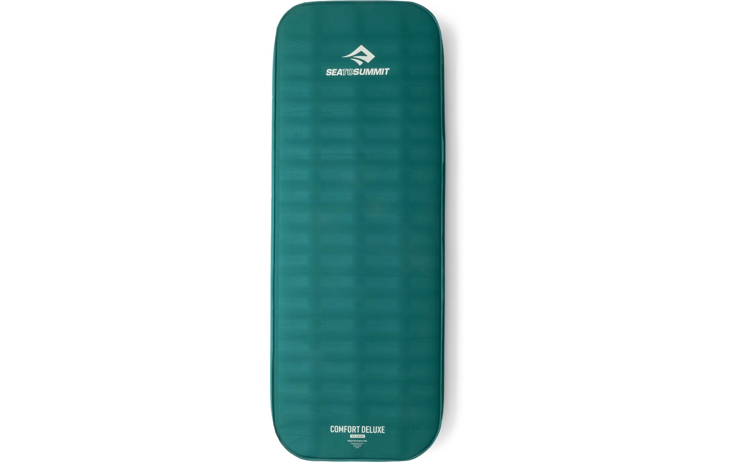 sea to summit Luftmatratze »Comfort Deluxe Mat Regular Rectangular« Selbstaufblasende Schlafmatte, Rain Forest