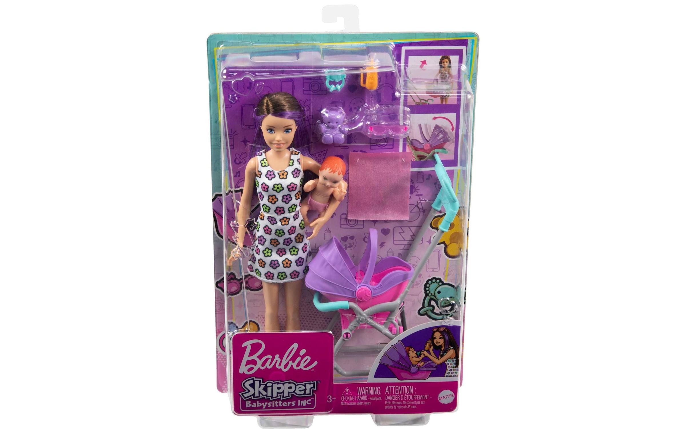 Barbie Anziehpuppe »Barbie Skipper Babysitters Puppe«