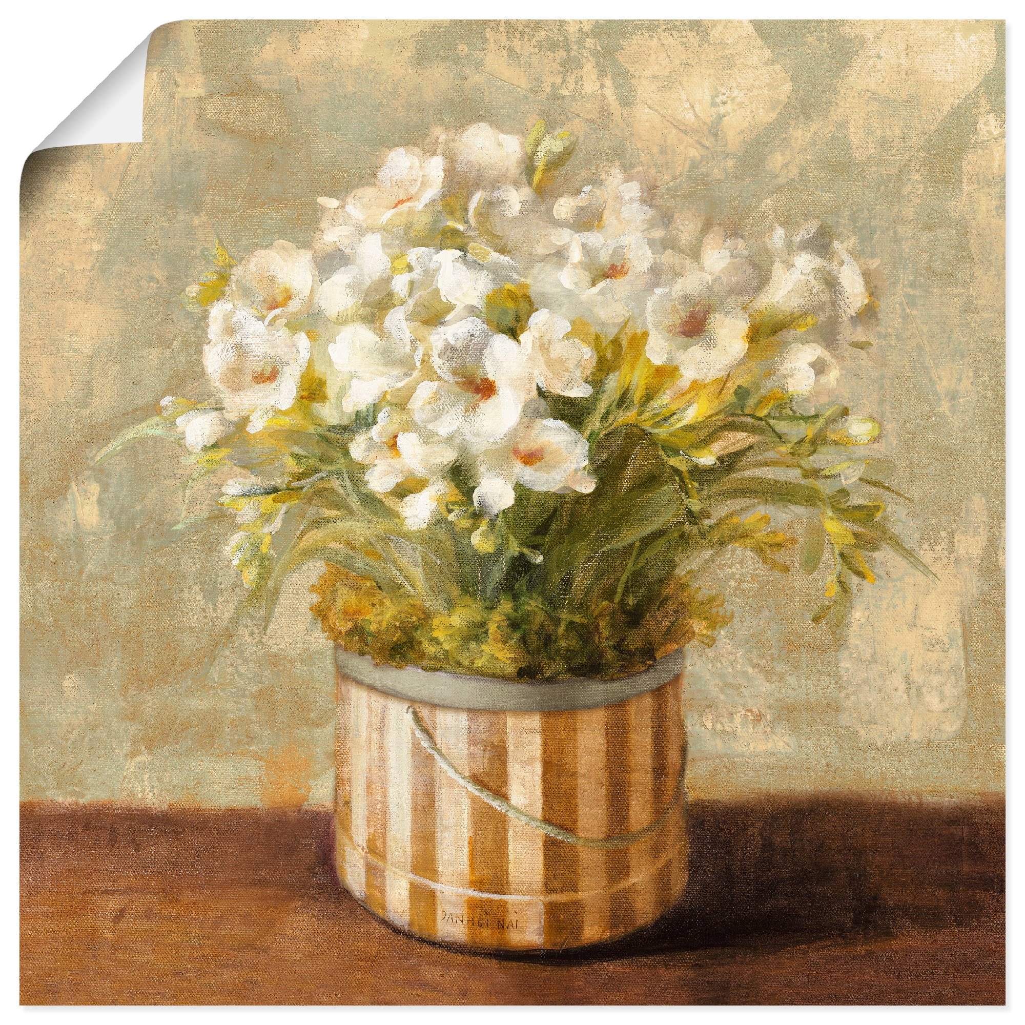 Image of Artland Wandbild "Fresien" Blumen 1 Stk. tlg. als Leinwandbild, Poster in verschied. Grössen