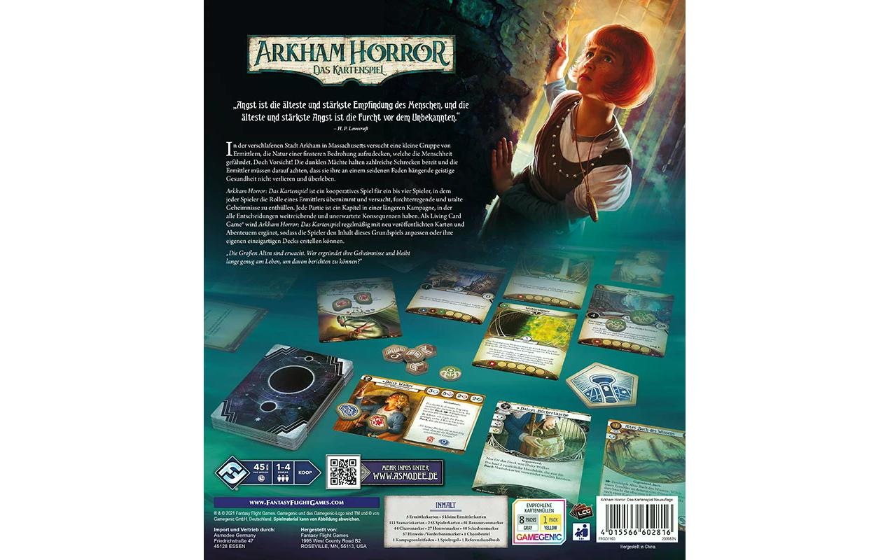 Spiel »Fantasy Flight Games Arkham Horror: Das Kartenspiel -DE-«