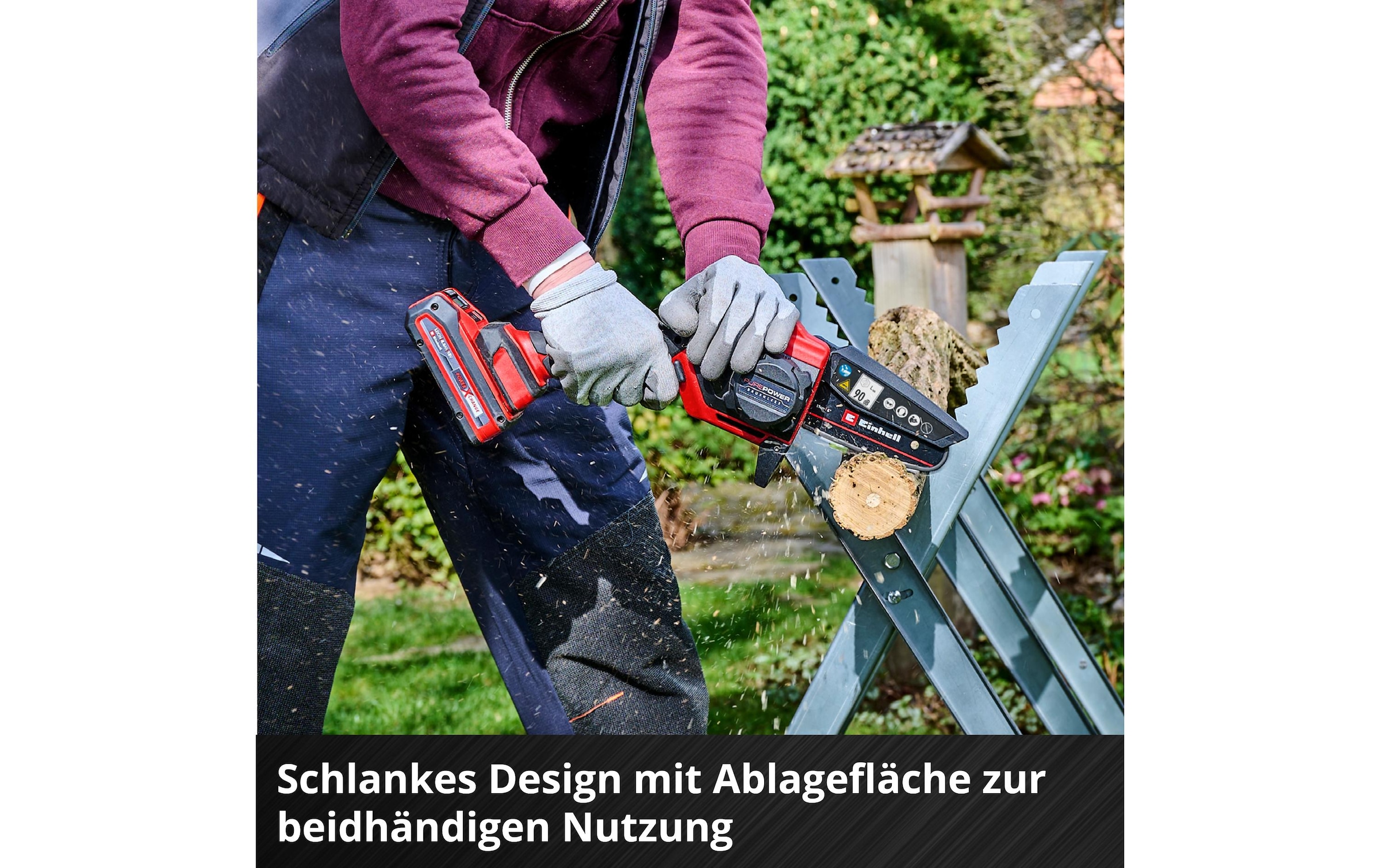 Einhell Akku-Kettensäge »GE-PS 18/15 Li Bag Kit«, (1 tlg.)