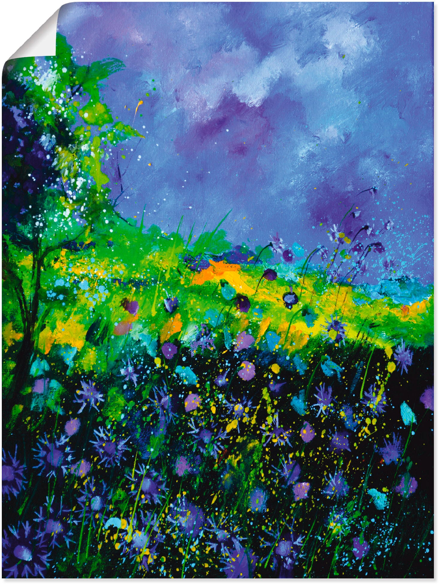 Image of Artland Poster "Wilde Blumen" Blumenwiese 1 Stk. tlg. ohne Rahmen
